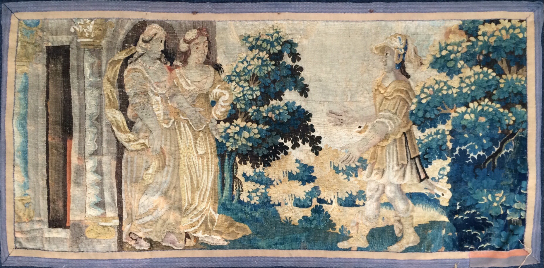 17th Century Aubusson Tapestry. Size 1.53m x 0.75m SOLD