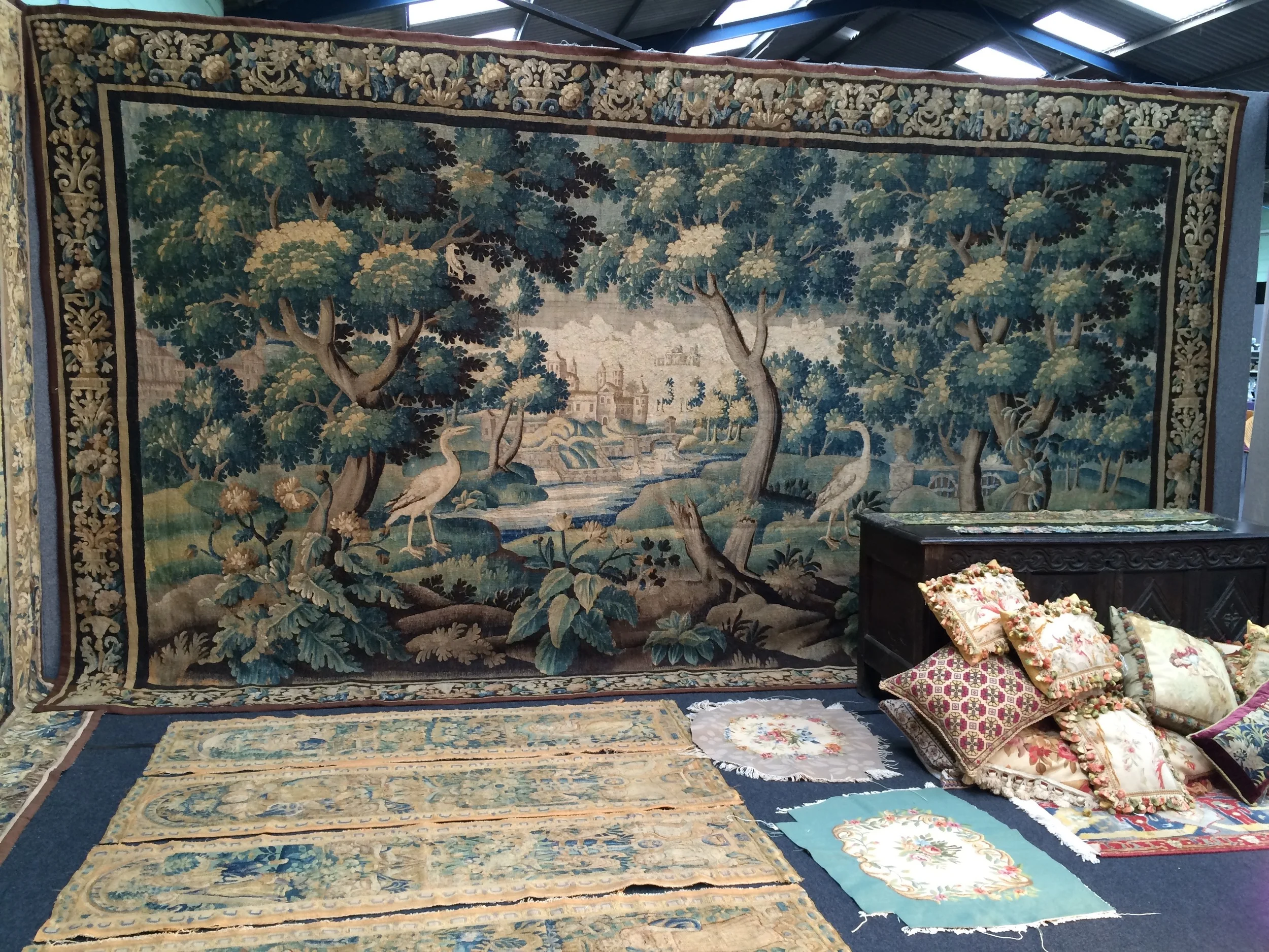 18th Century Tapestry. Size 4.80m x 2.70m. SOLD