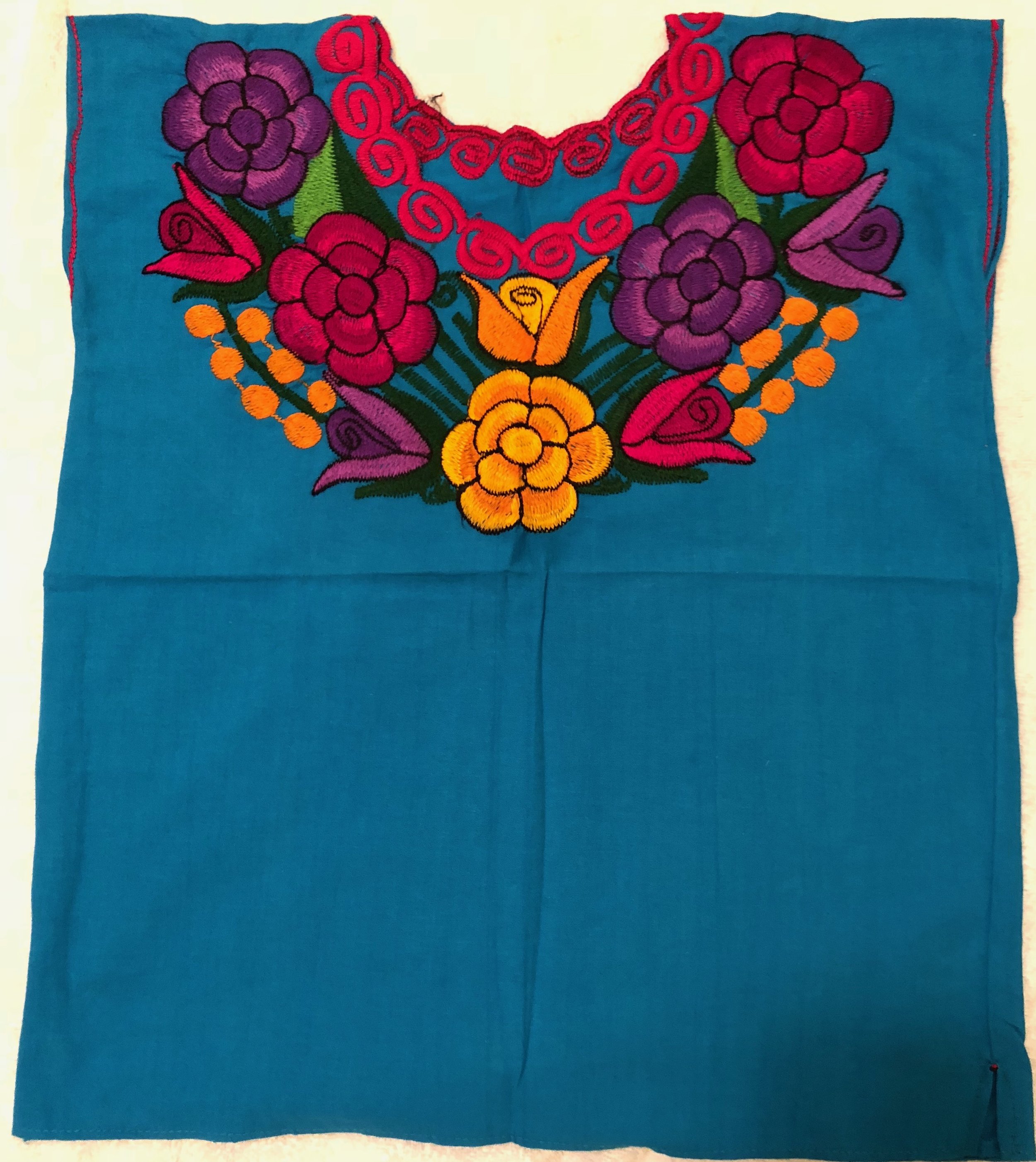 Floral Hand Embroidered Blouse — Ricardo and Lorena