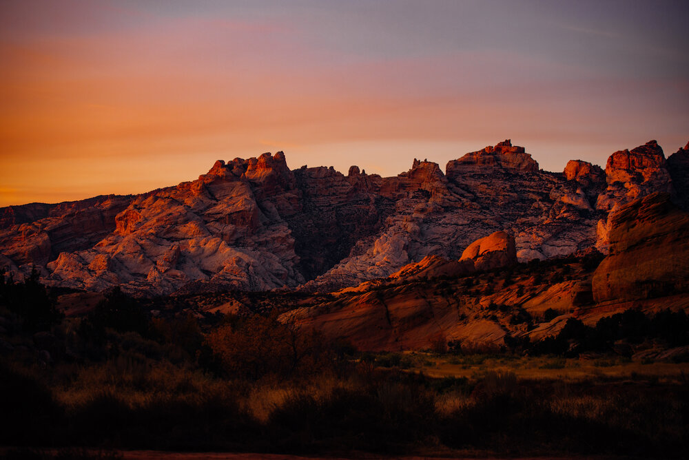 After poking around in Dinosaur NM, I high-tailed it to Moab, where friends awaited to rock climb &amp; mountain bike.