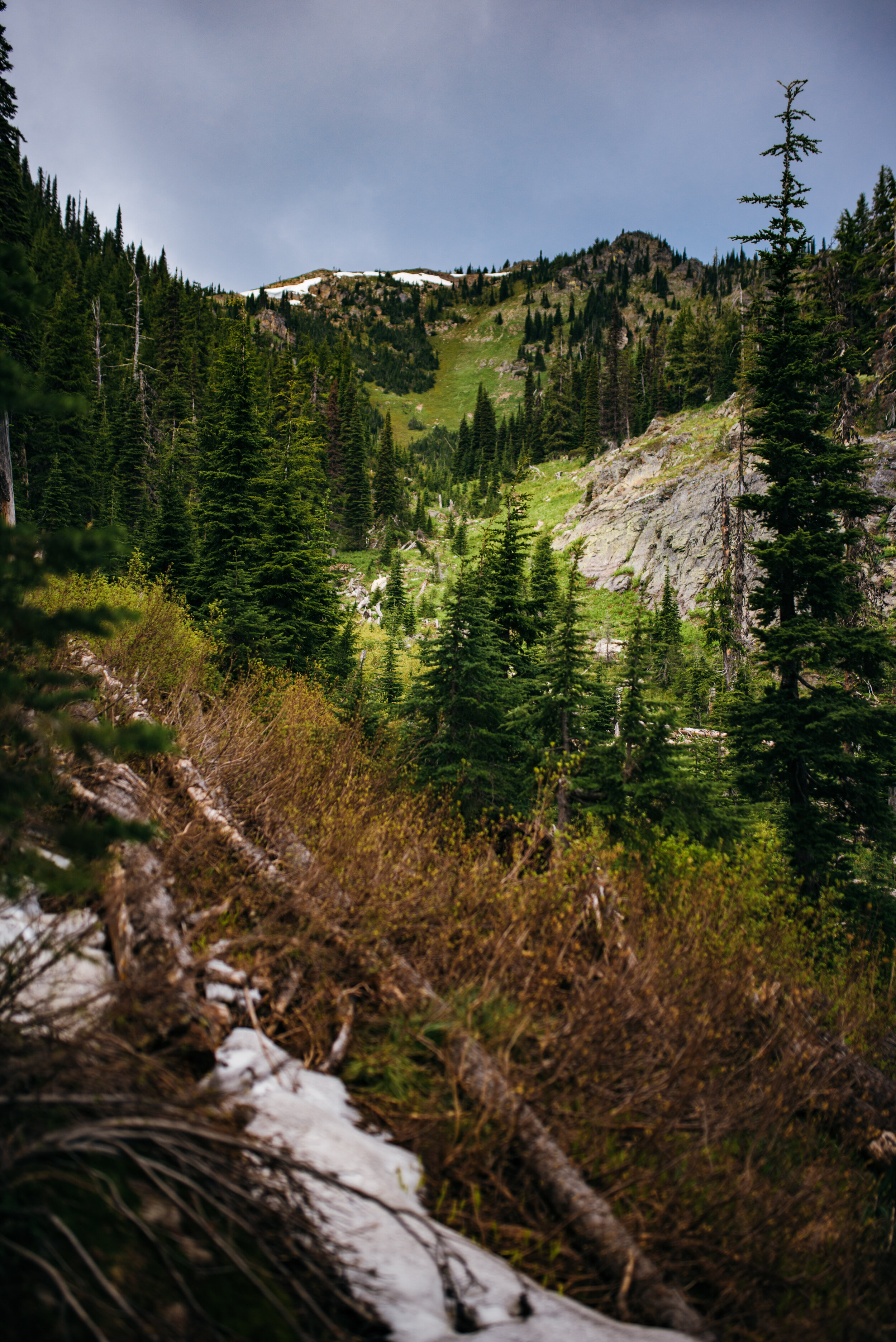  Views of Cube Iron Mountain as seen from the bottom of the valley. 