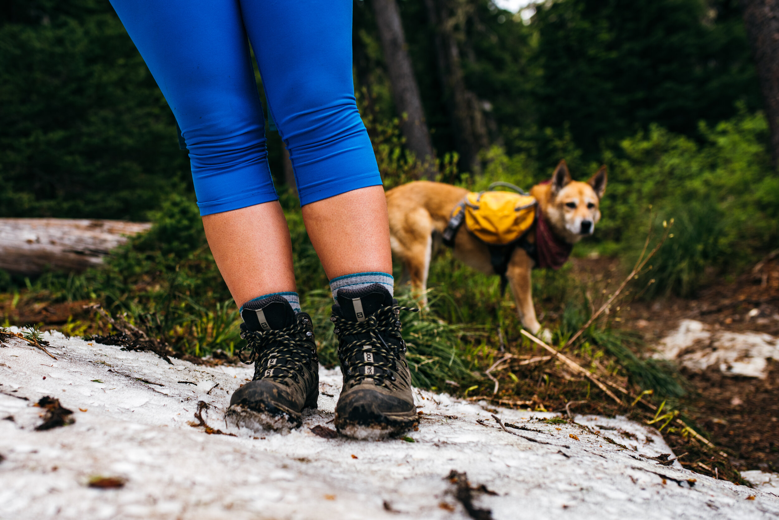  In this segment, check out how Lisa has to be the star of the show when all I really wanted was a cool hiking boot shot. 