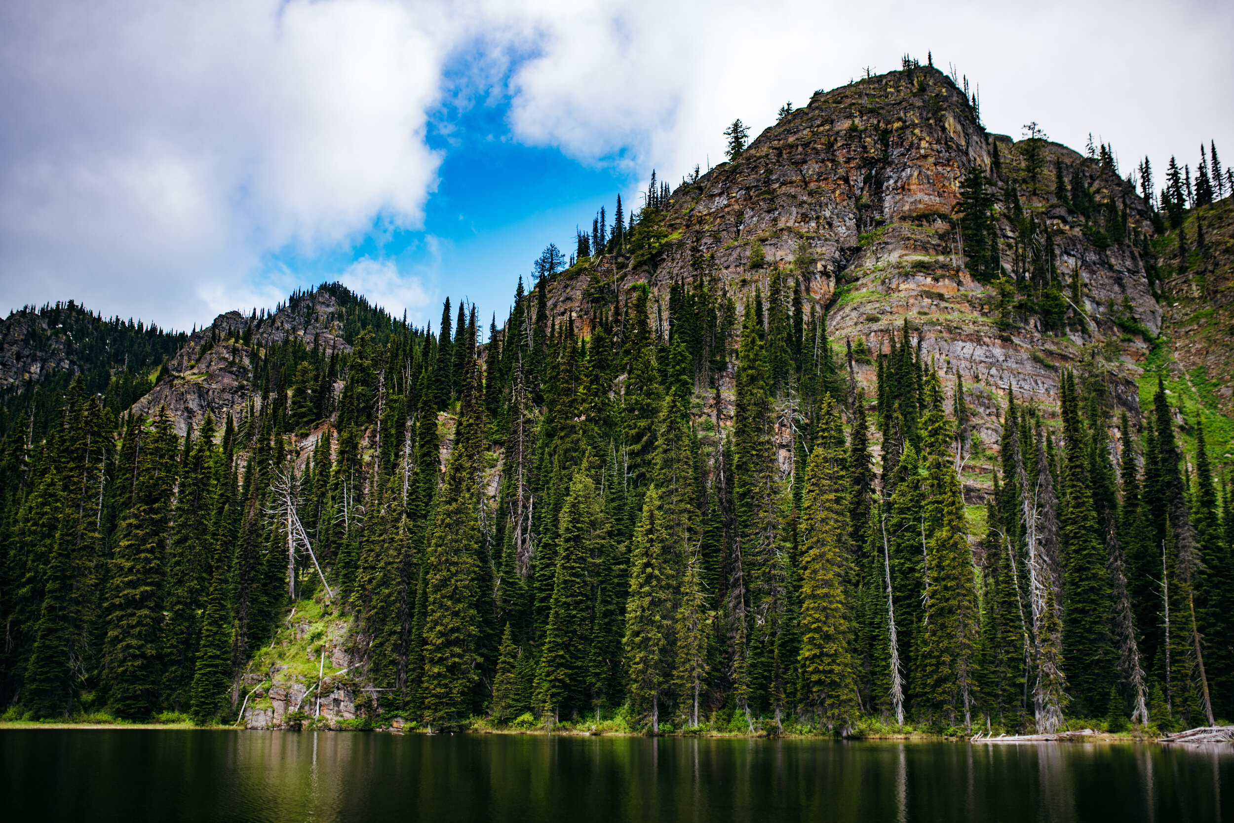  Some niiiiiiiice views from the second lake we discovered along the way. 