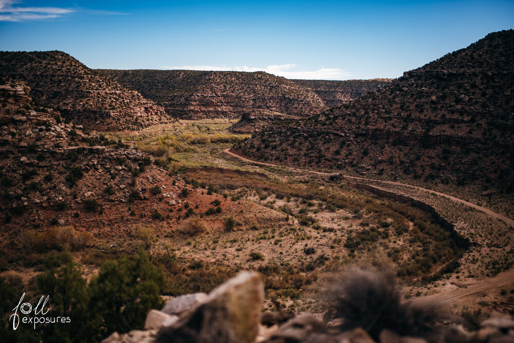  Beautiful unobstructed view down the canyon! 