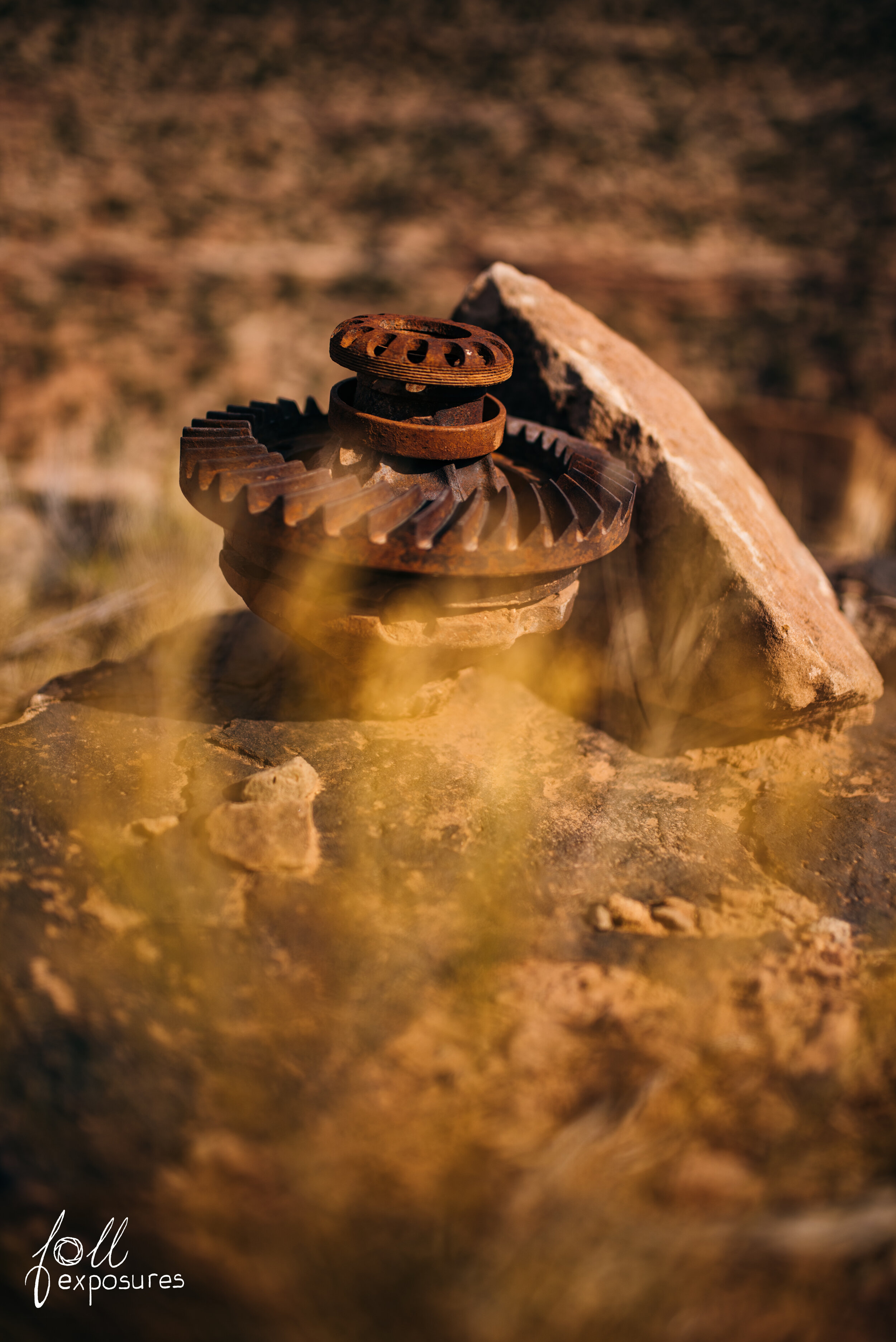 Another view of the mechanism. Possibly part of a motor?