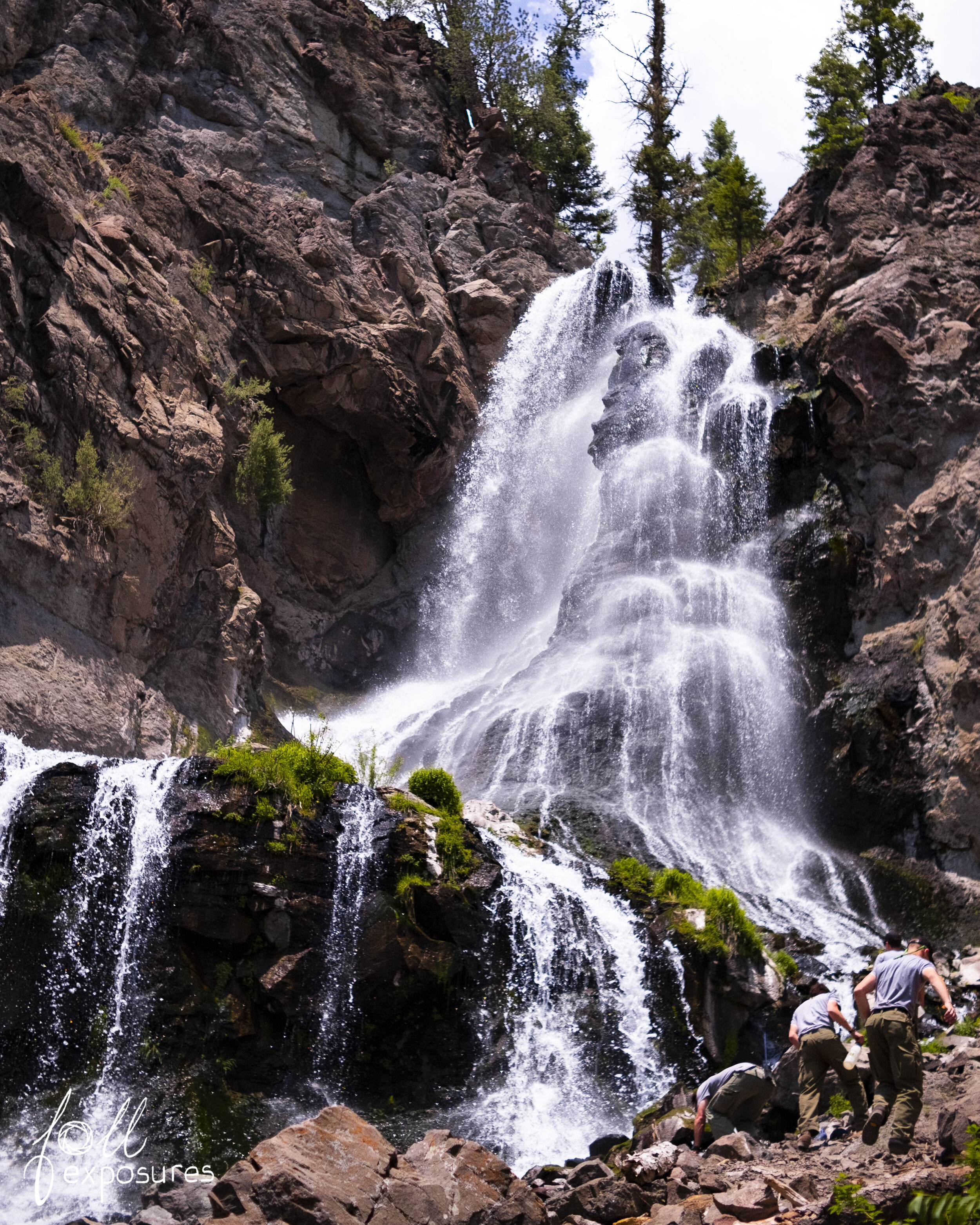  Sometimes, we take short hikes to orient ourselves of the beautiful things on district, like this waterfall. 