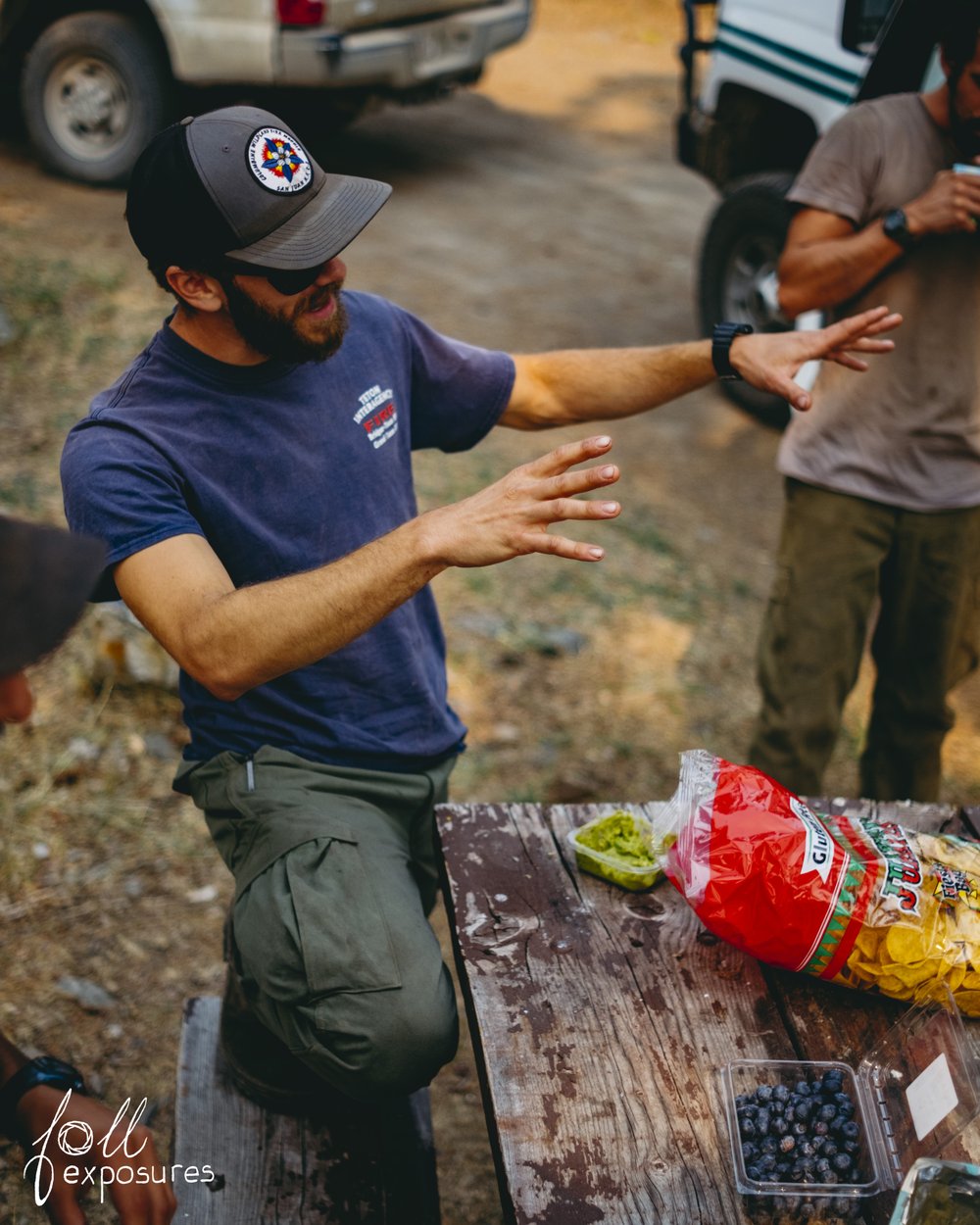 Meal times are great moments to hear a good story. Dan is loaded with 'em.