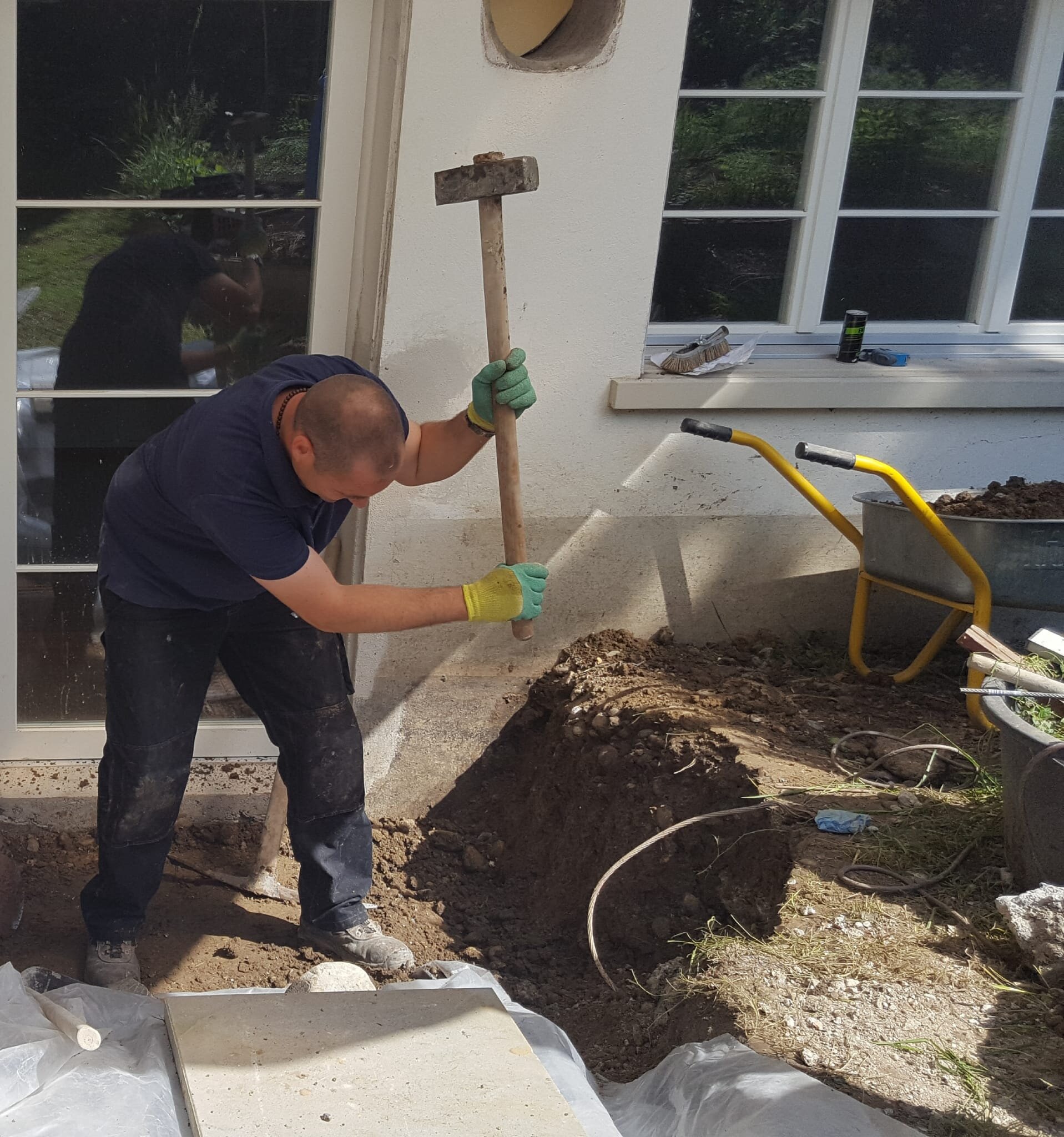 Alter Beton muss weg.