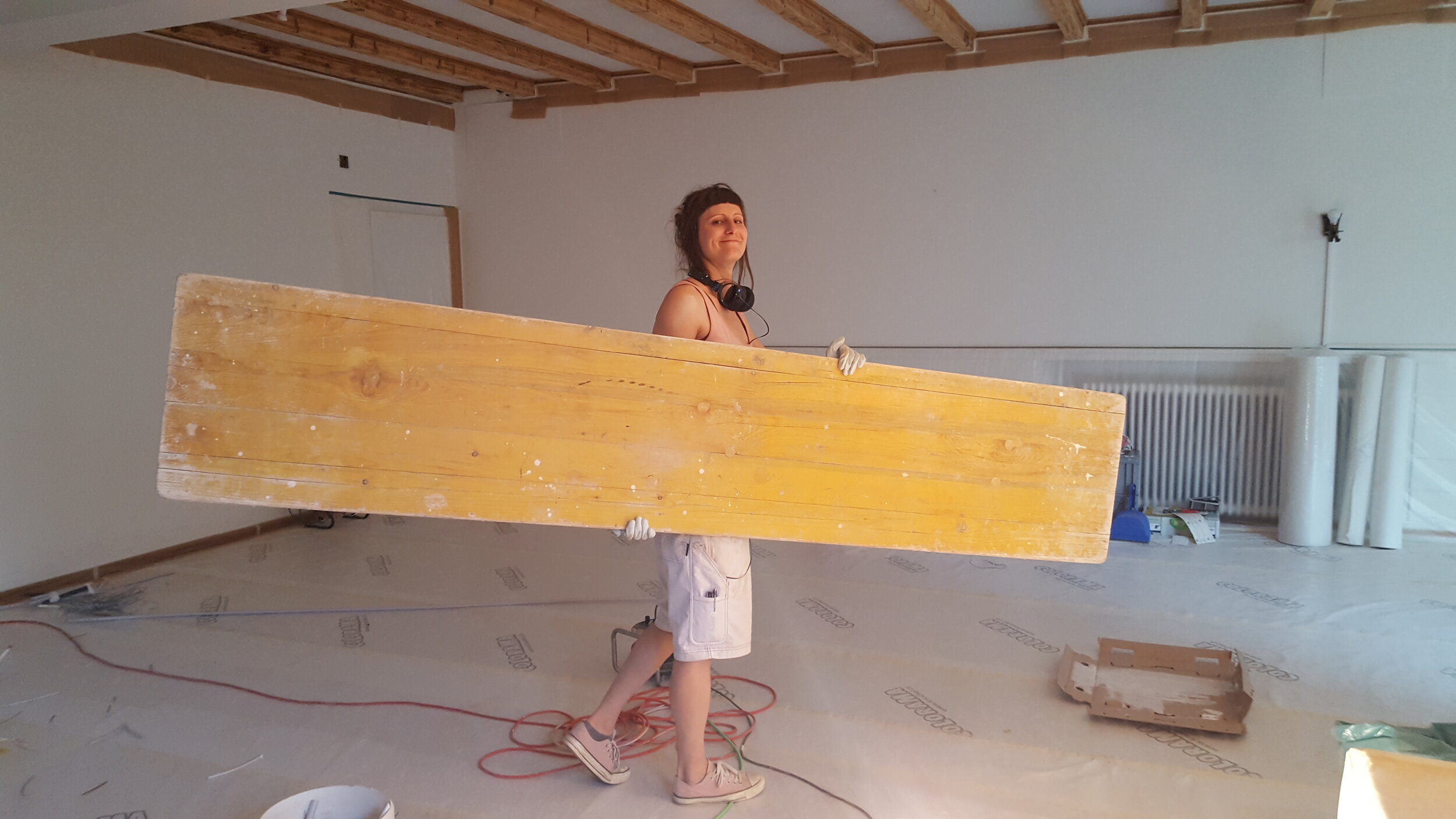Corona-Zeit genutzt und Saal-Renovation begonnen