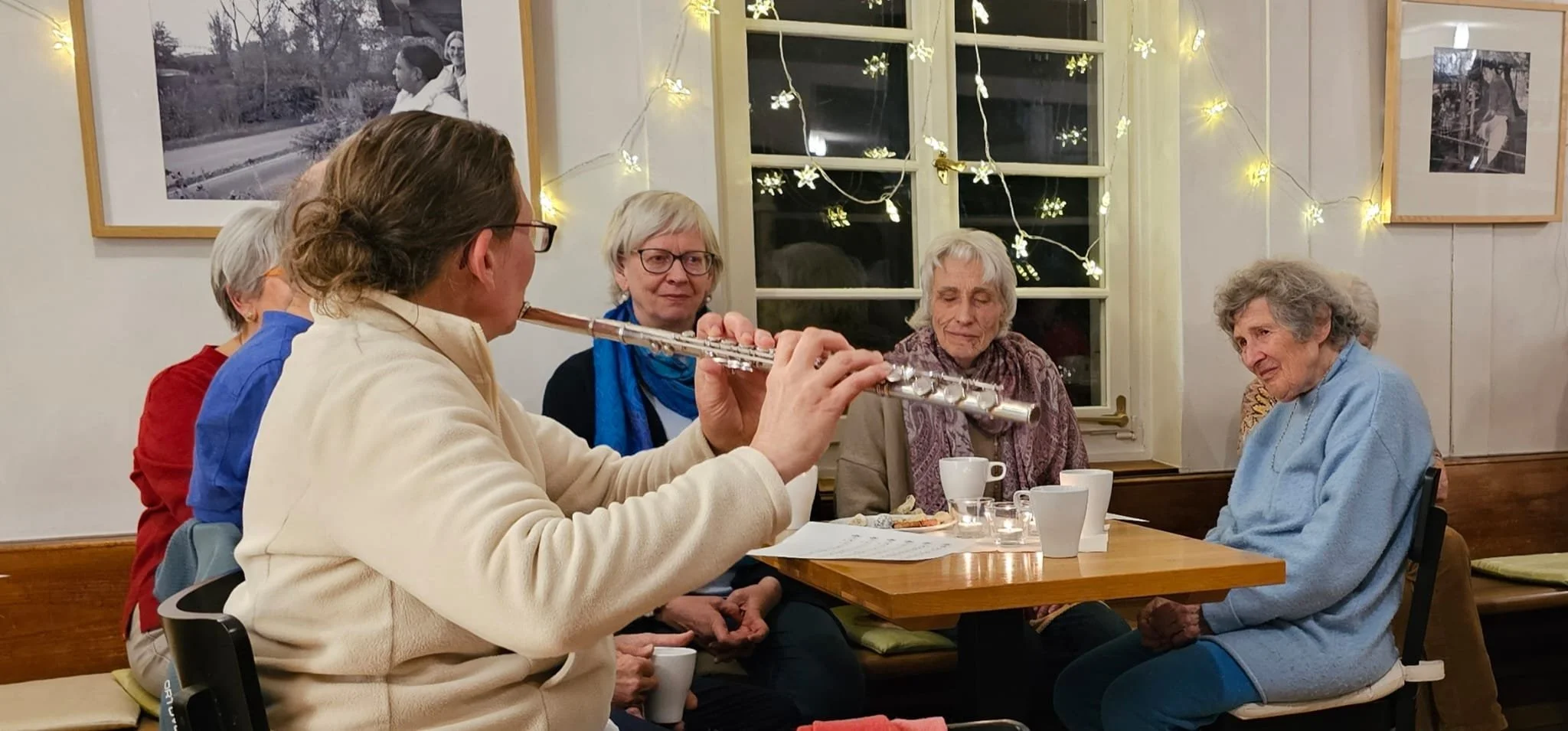 Dona nobis pacem mit Querflötenbegleitung durch Sunanda