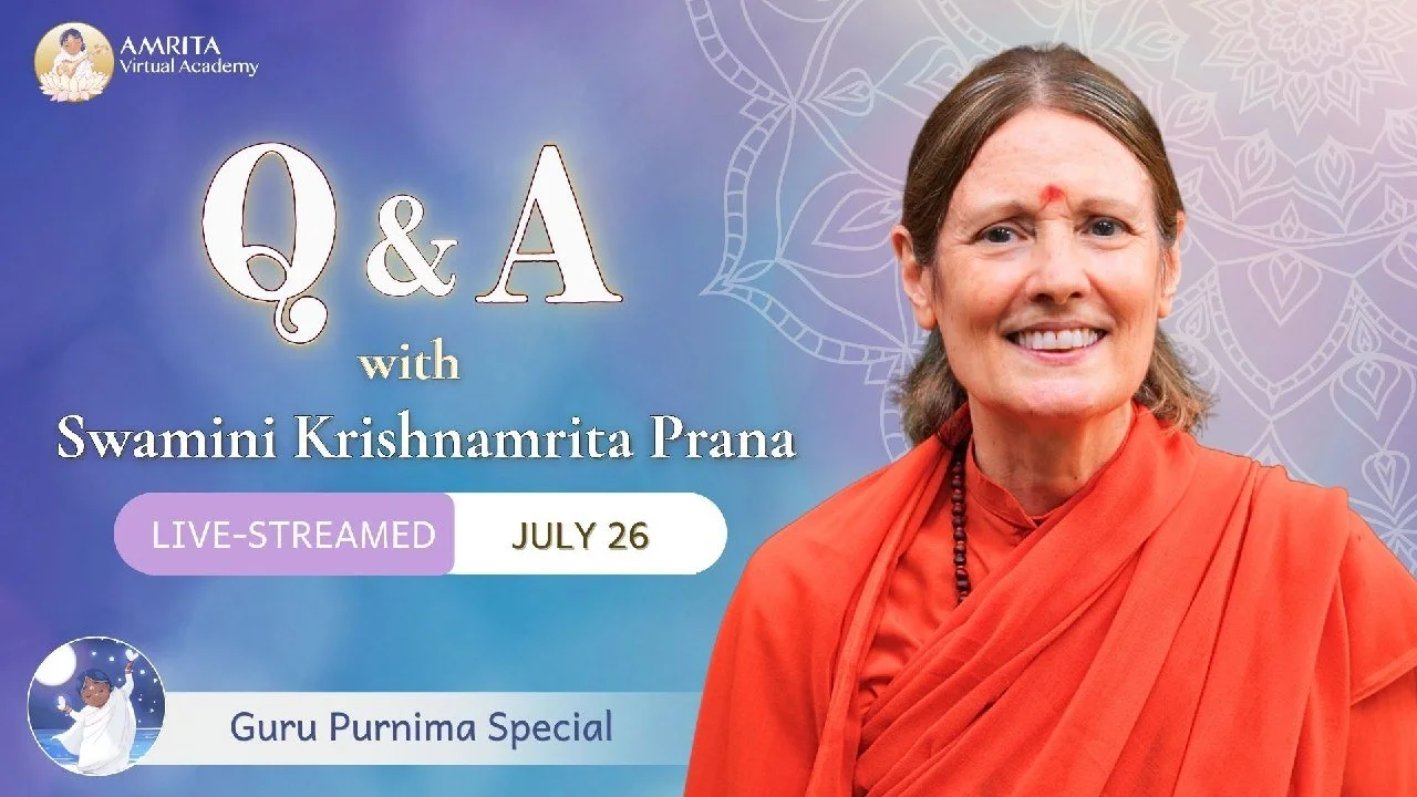 Amrita Virtual Academy (AVA): Q&amp;A with Swamini Krishnamrita Prana (in Englisch)