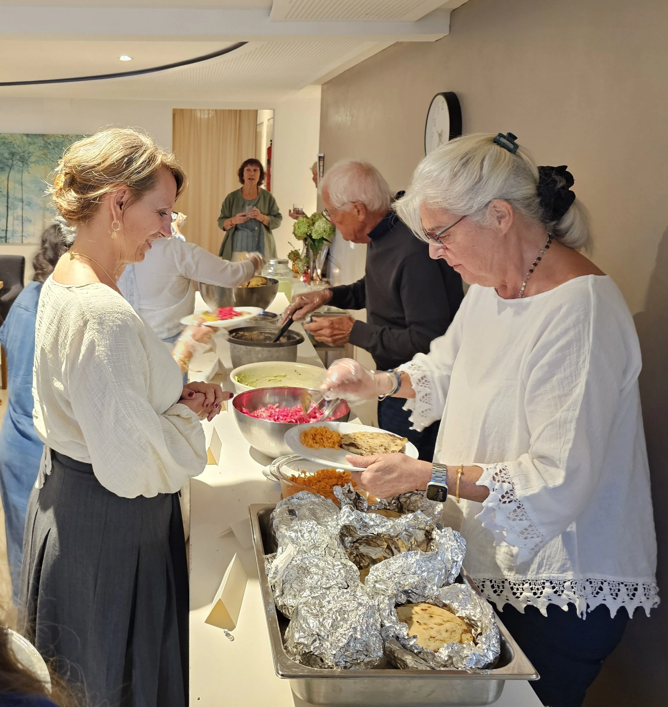 Das Buffet ist eröffnet