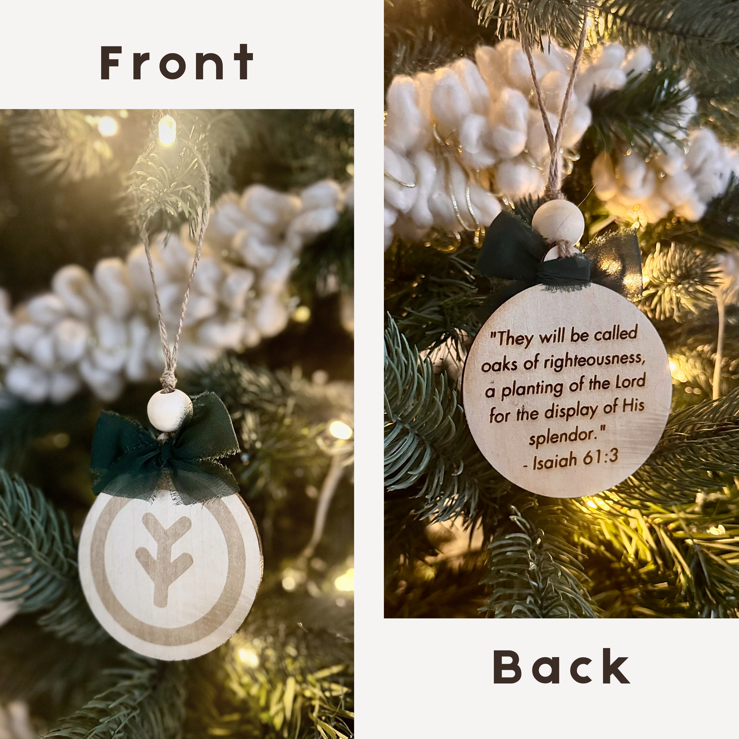 Oaks Christmas Ornament