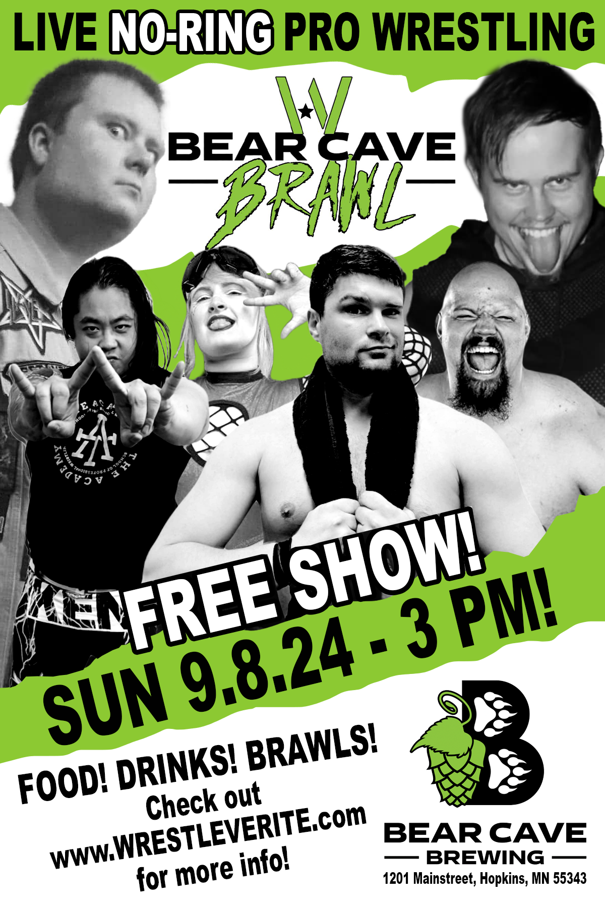 WrestleVérité "Bear Cave Brawl" - 9.8.24