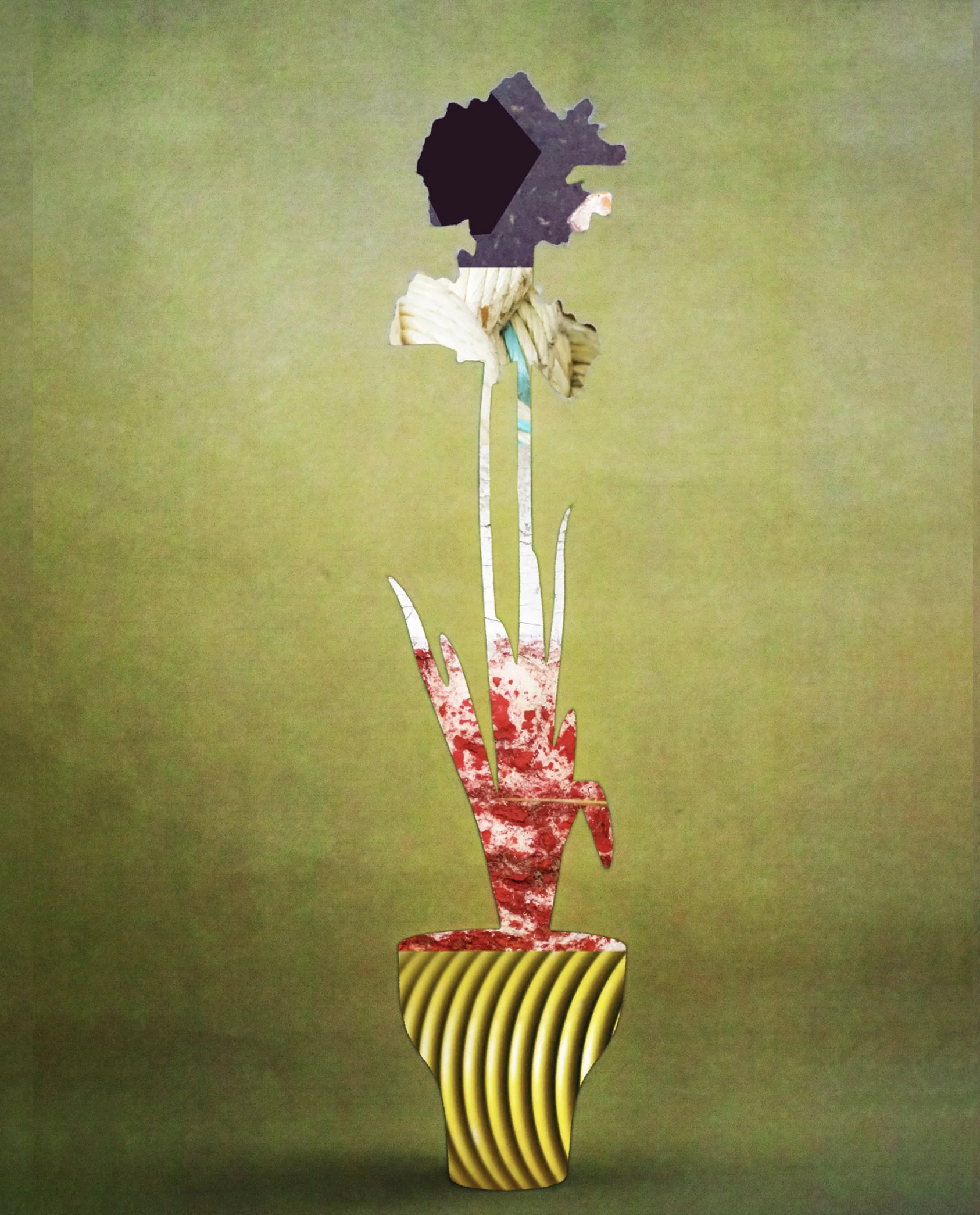 textured ikebana 1