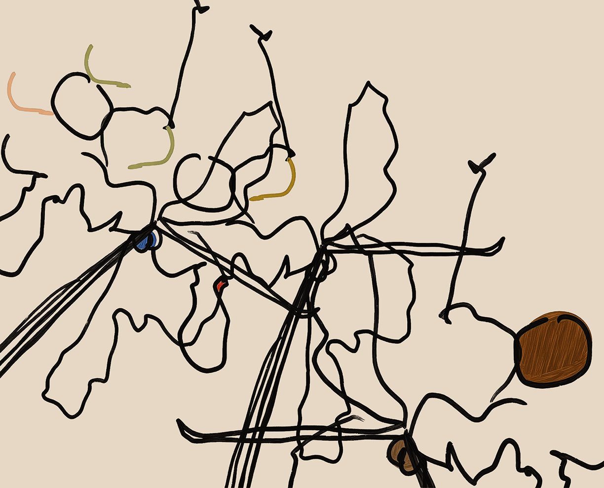 flower scribble 2