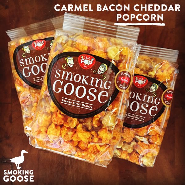 Caramel Bacon Cheddar Popcorn