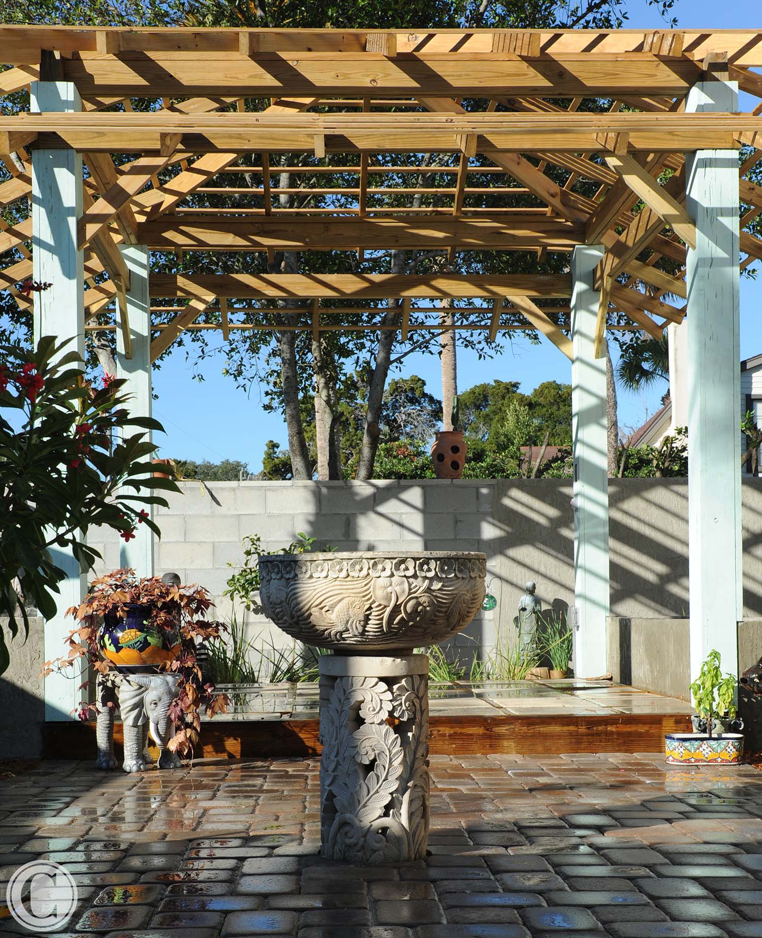 Original Balinese Fountain, ©Mark Sain Wilson Photography