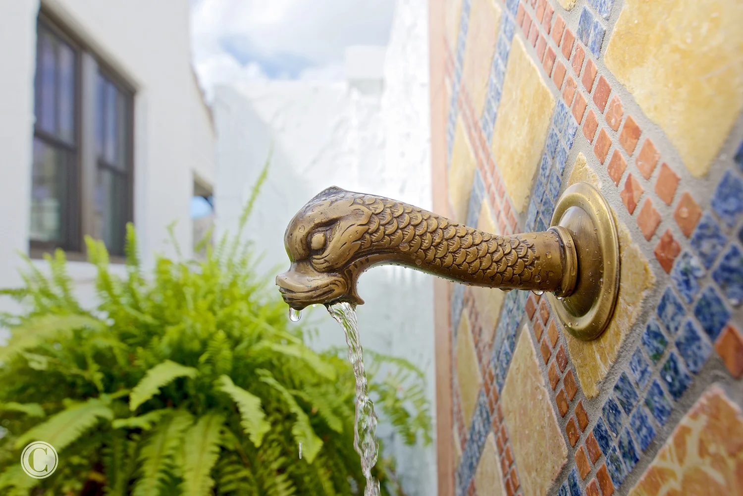 Custome Fountain, , Home renovation, San Marco, Jacksonville, FL - ©Wally Sears Photography