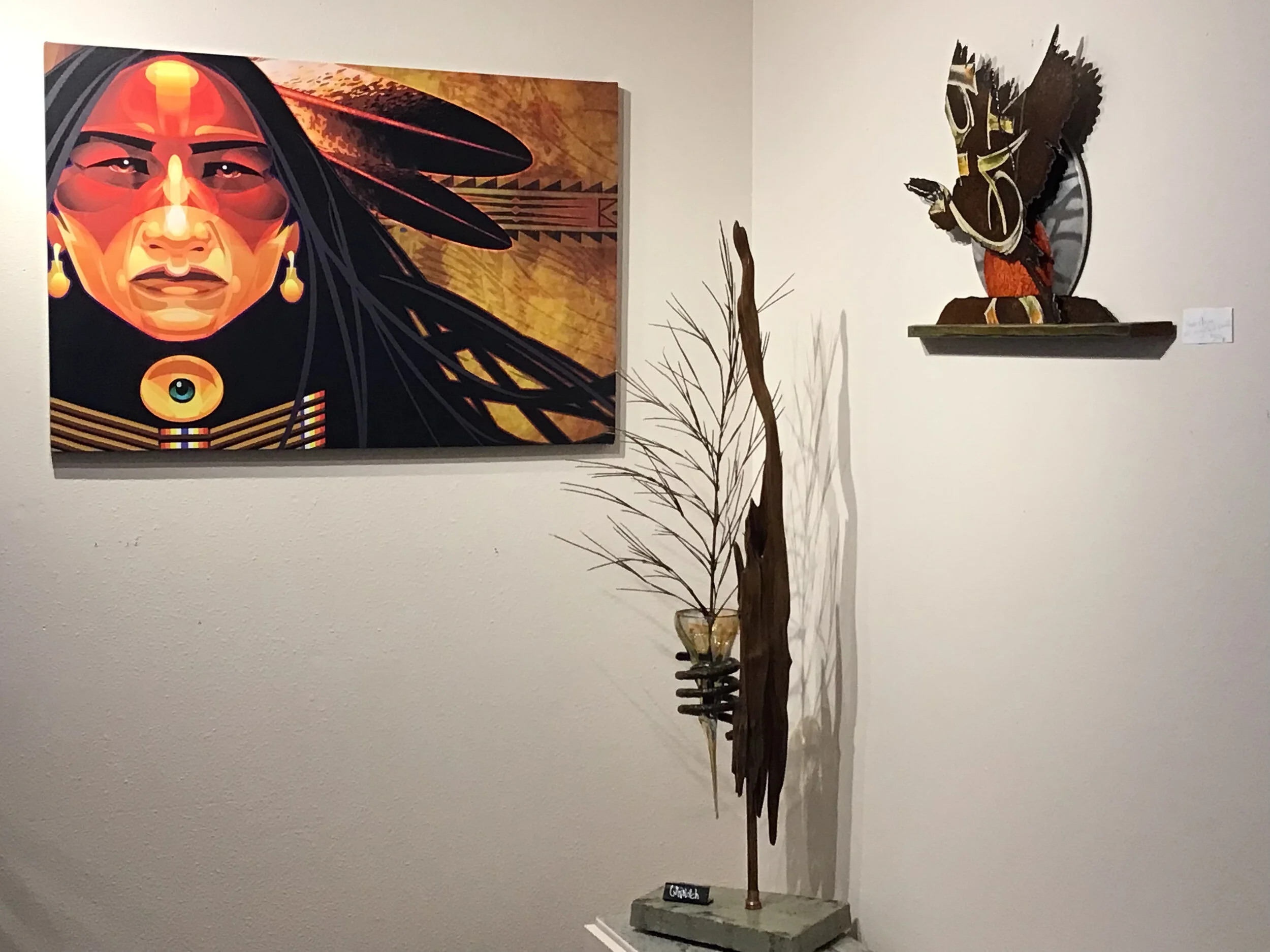 Art Exhibit Downtown: 3's a Party