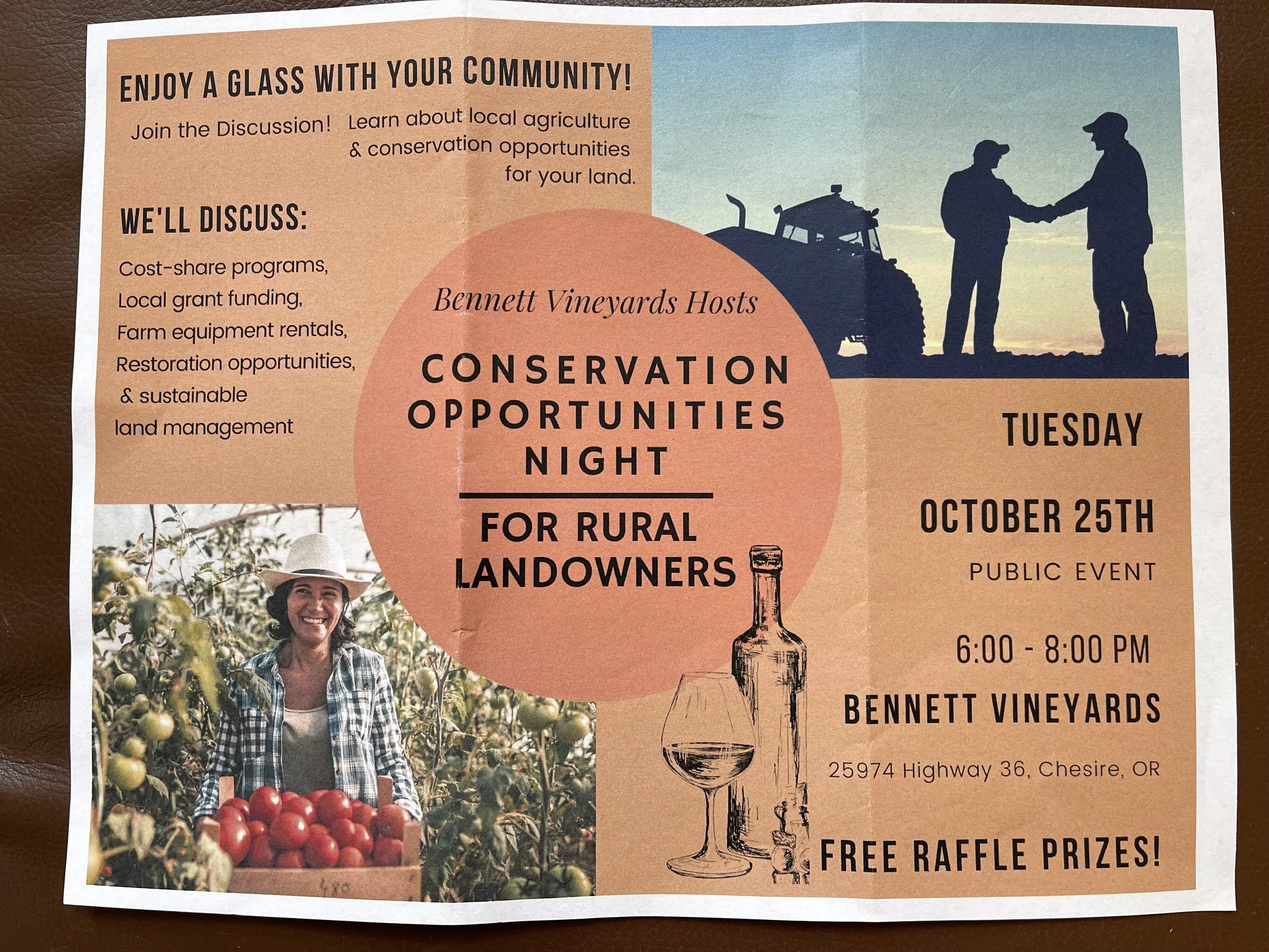 Community Meeting at Bennett Vineyards