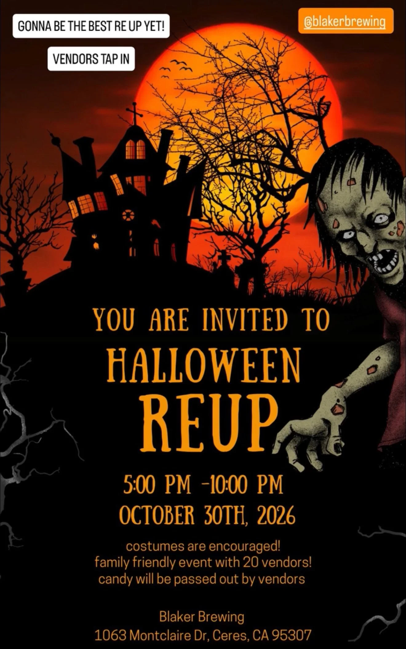 Halloween ReUp Vendor Night