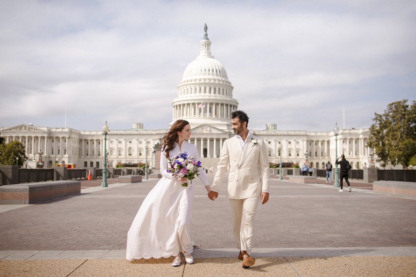 Fall wedding in DC with @capitolromanceweddings