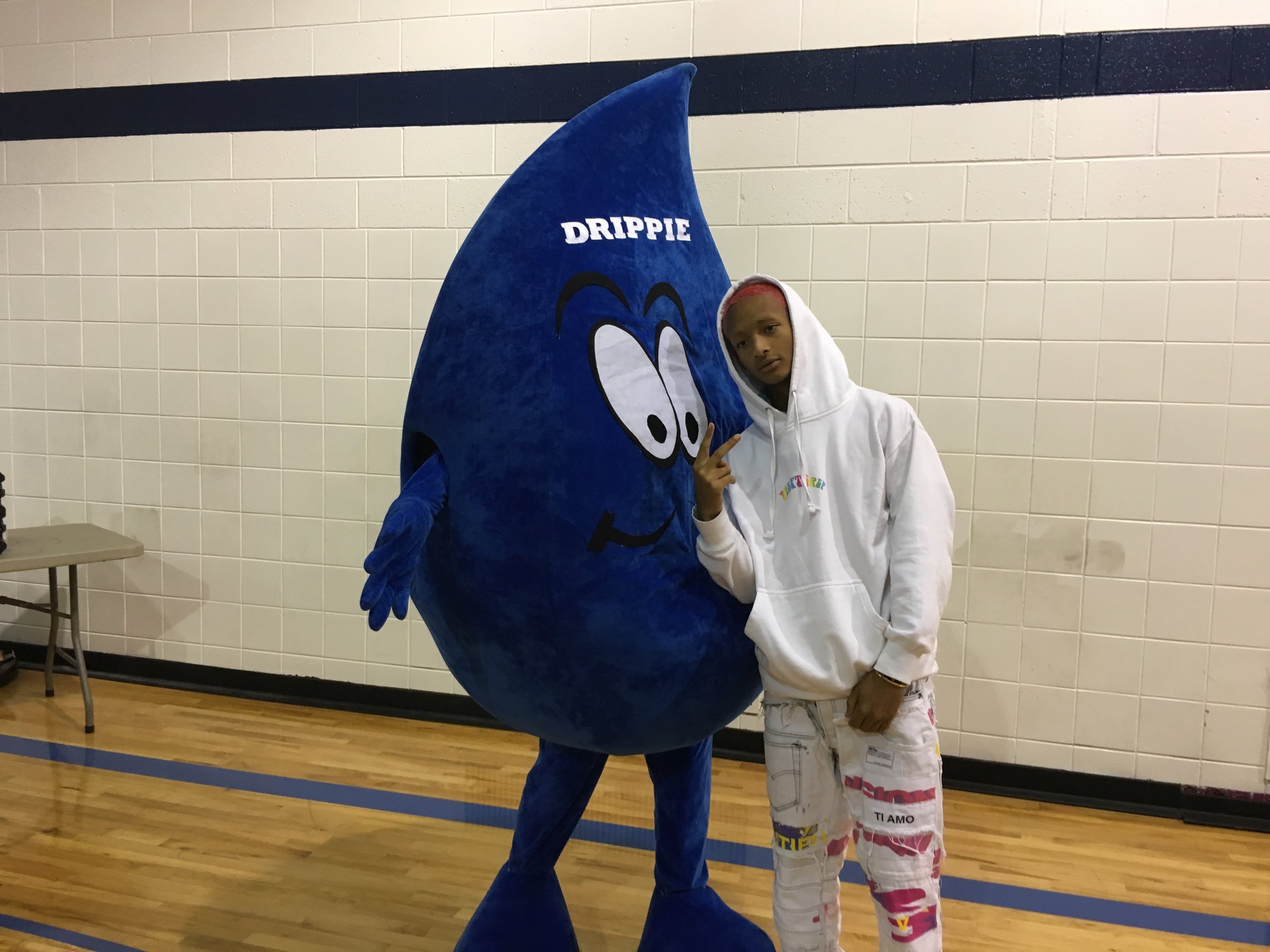 Jaden Smith meets Drippie and launches second water box at Flint SBEV