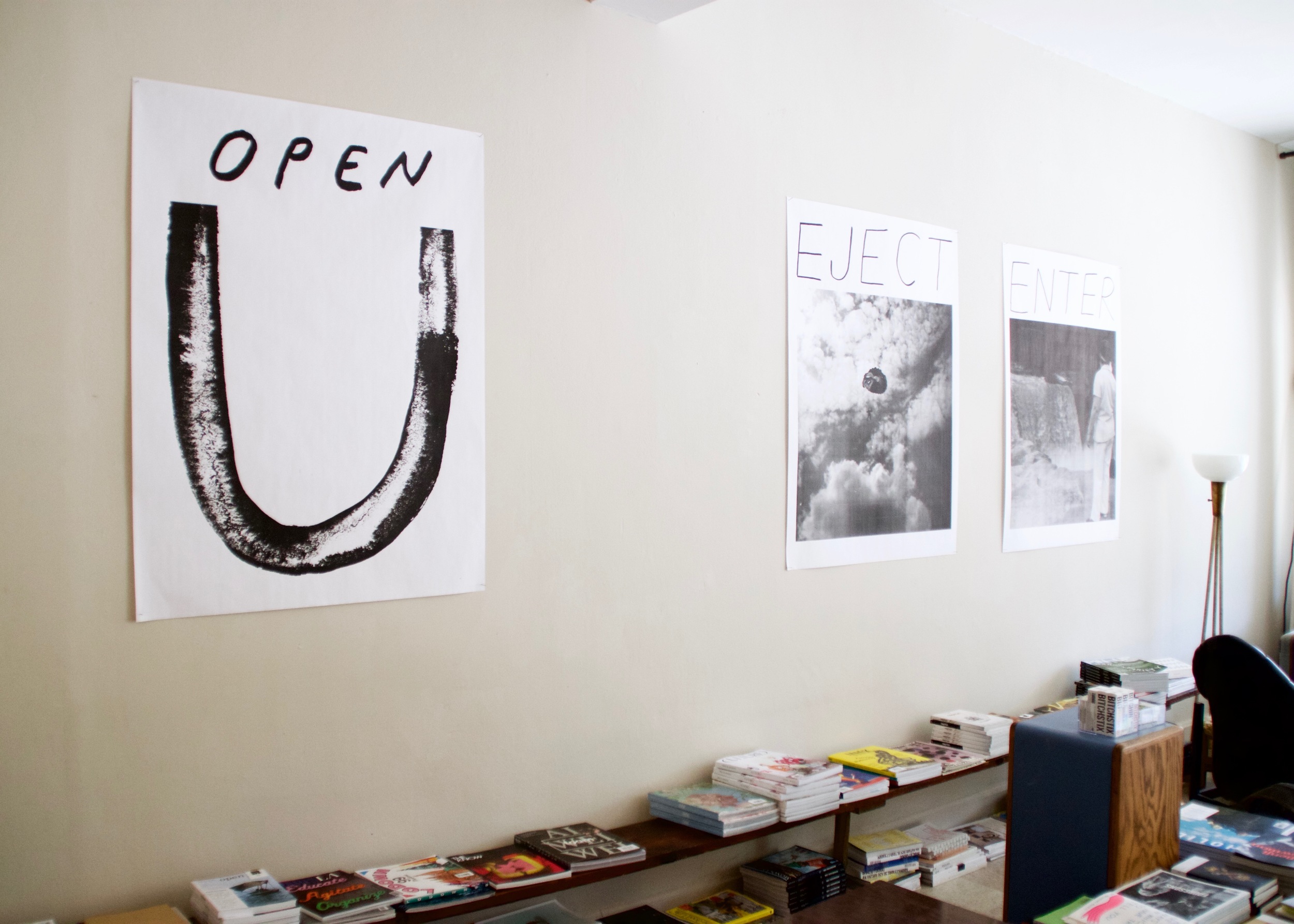 An Inspirational Poster Called Open (left), 2016 inkjet print | 48 x 36 in.