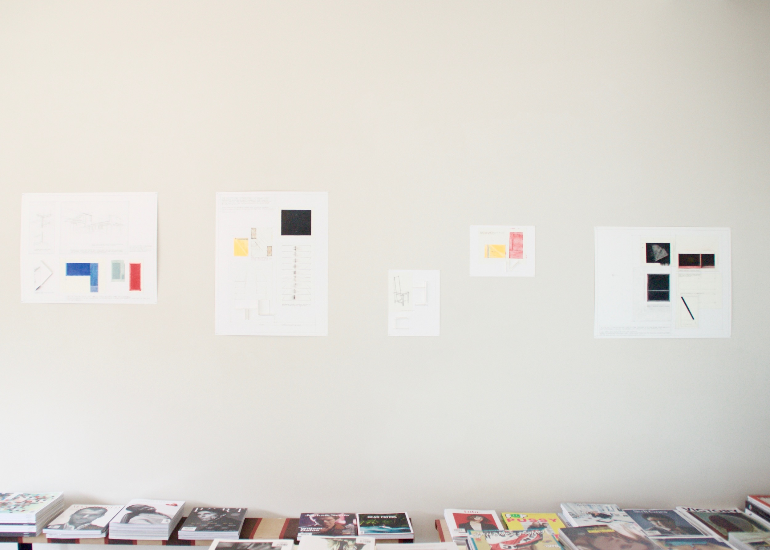 installation view, Deb Sokolow for Syntax Season, 2016