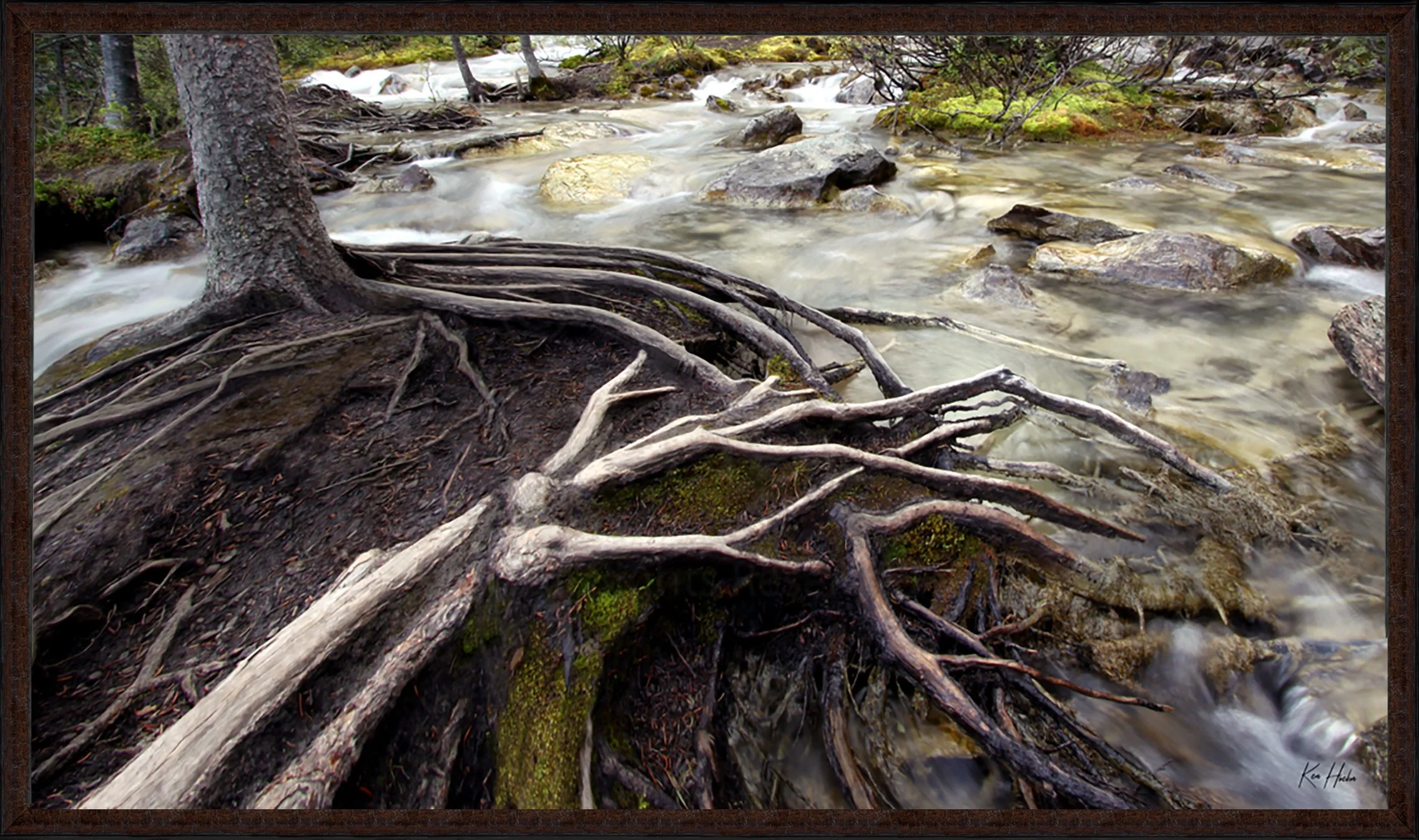 Approaching Happy Camp Framed 87.jpg