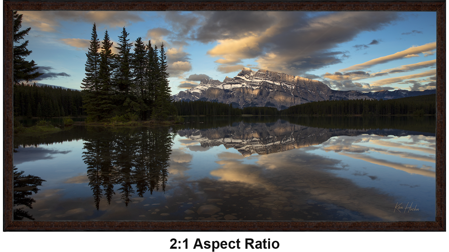2 to 1 Framed Canadian Sunrise with Aspect Ratio.png