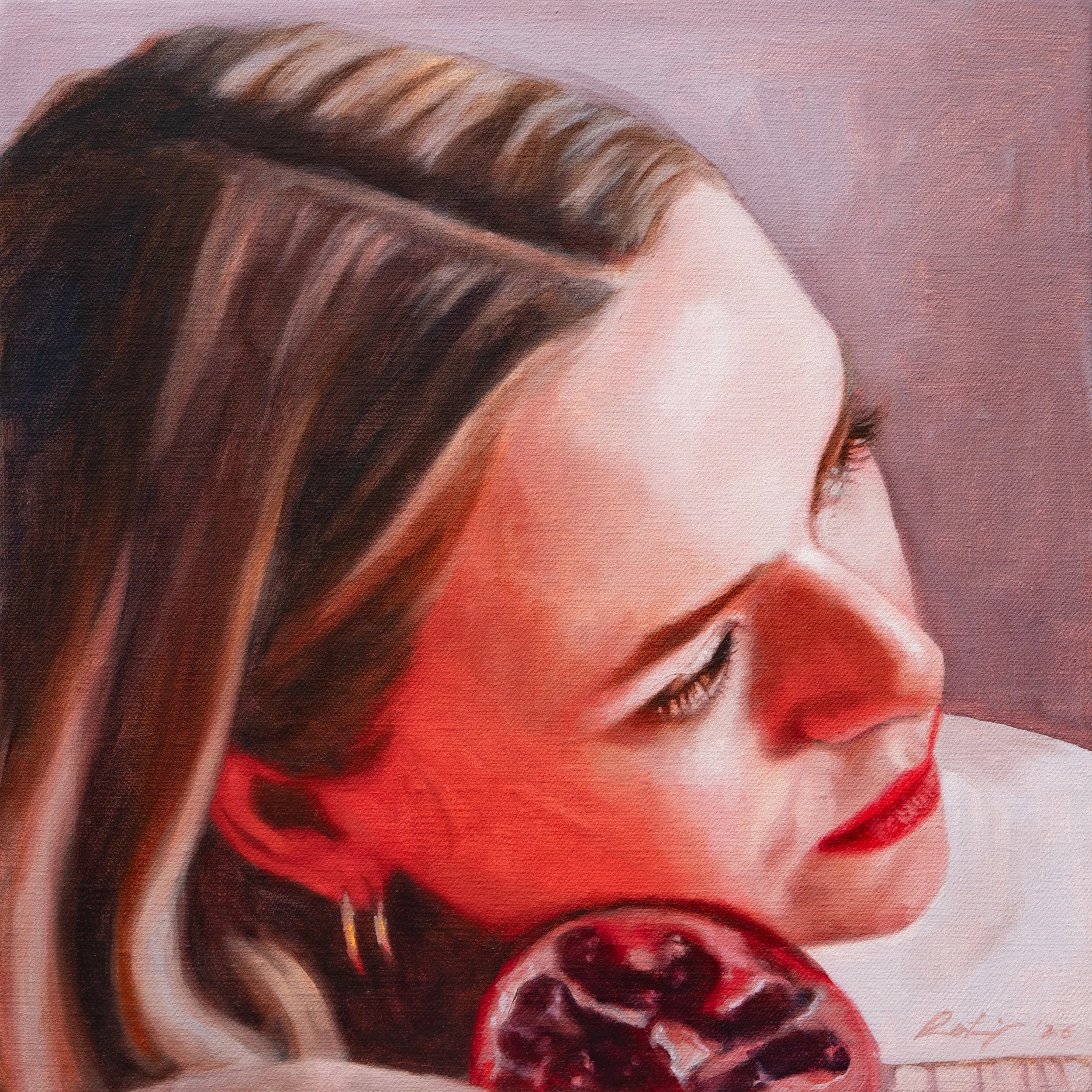 Steadfast  
Oil on linen  
30cm x 30cm  
Sold (framed)