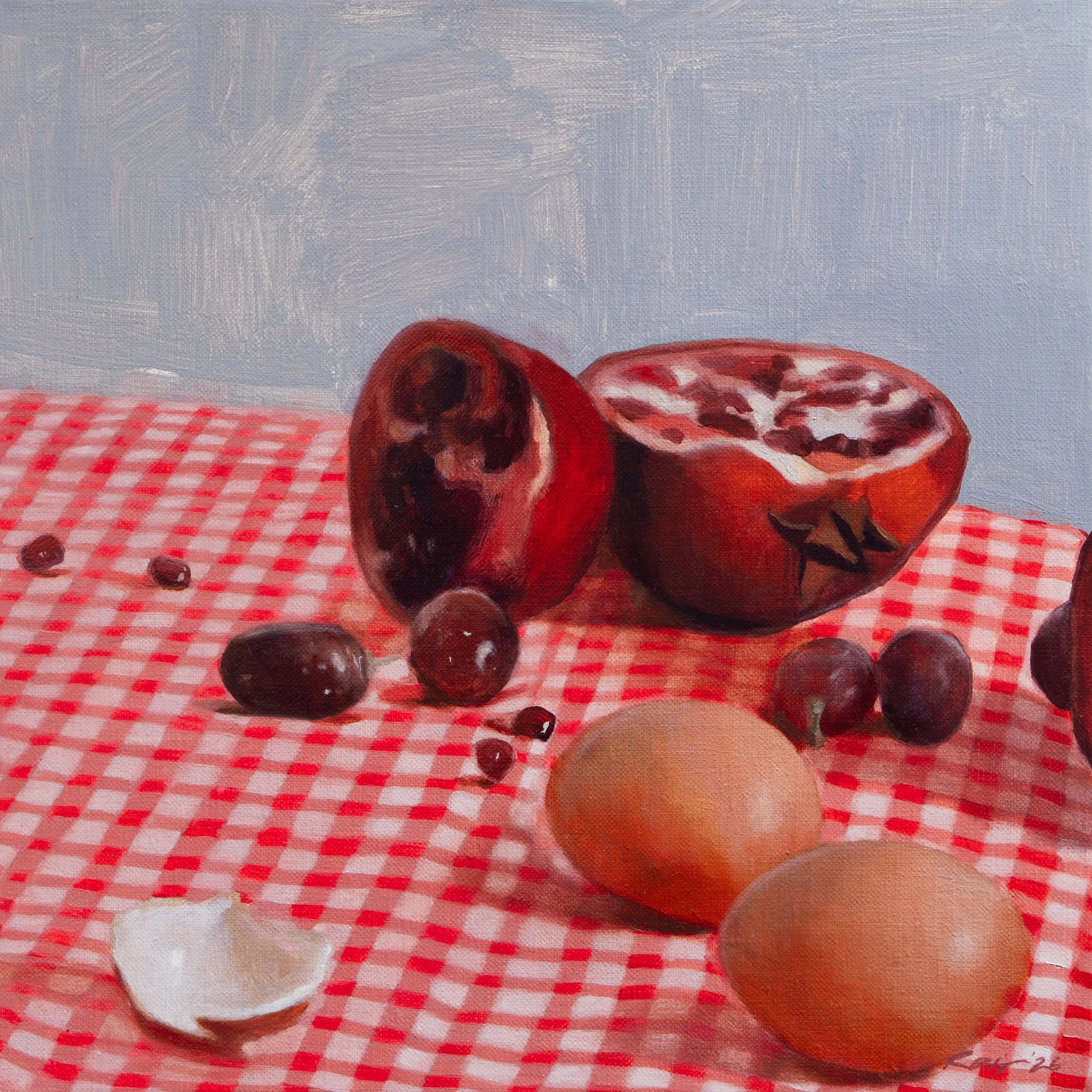 Hold It Loosely  
Oil on linen  
30cm x 30cm  
Sold (framed)