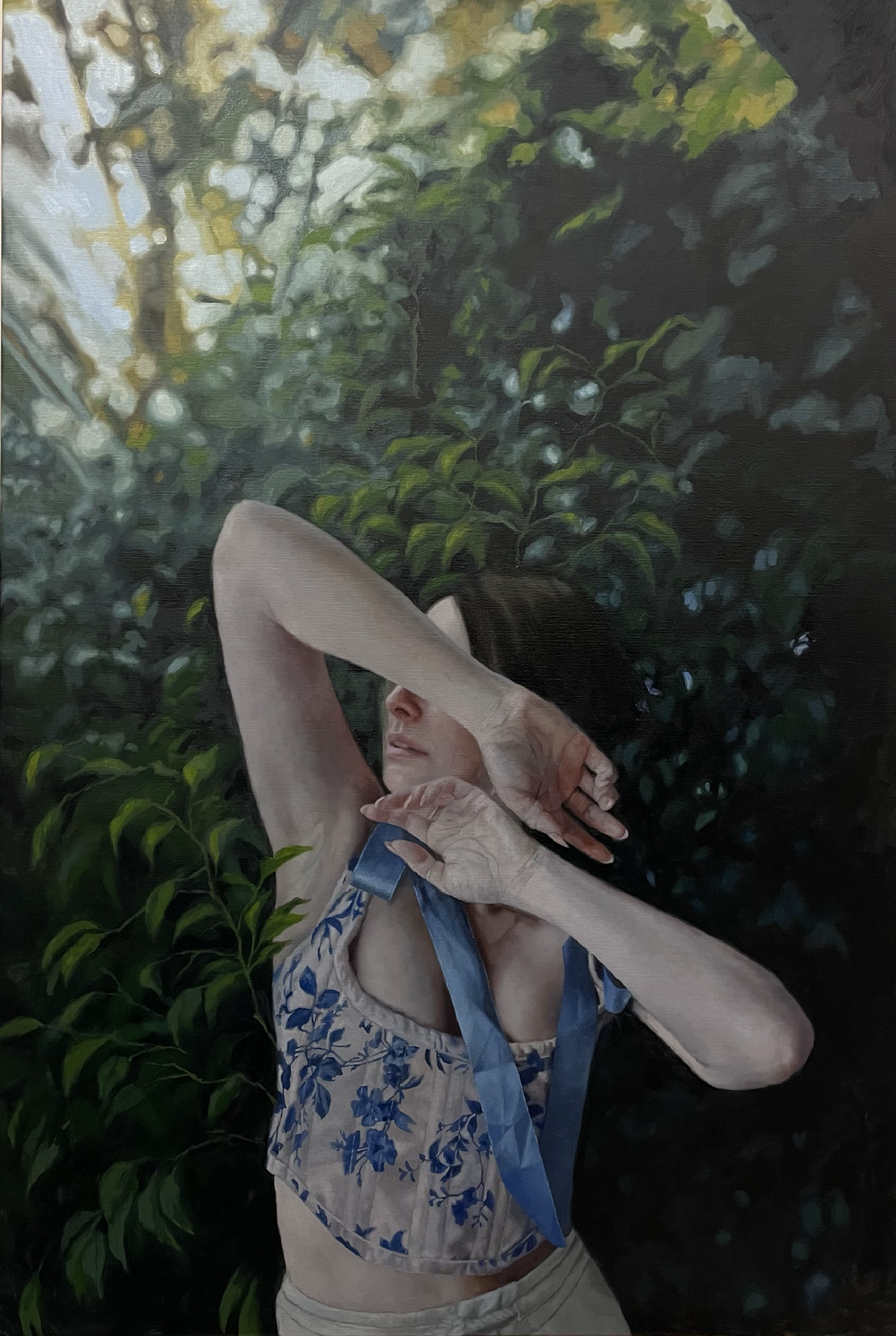Eden  
Oil on Linen  
120cm x 80cm  
$8,000 (framed)