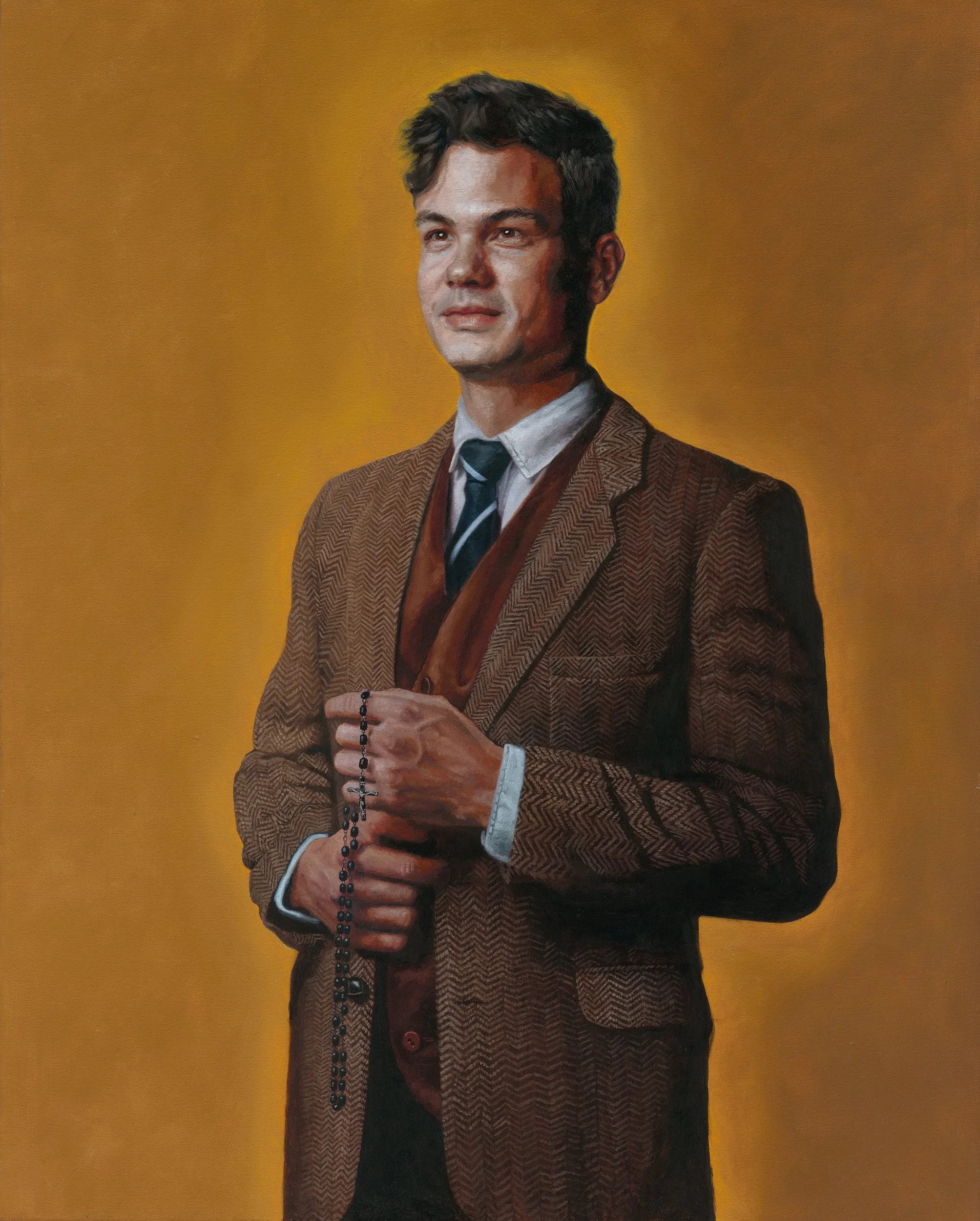 Saint Frassati  
Oil on Canvas  
100cm x 80cm  
Private Collection  