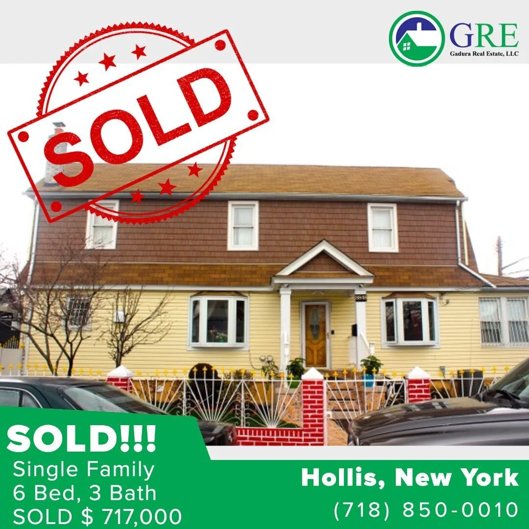 SOLD!!! Hollis. Congratulations to all involved, great home, great deal #sold 🤩
#sold #trending #viral #nychomes #nycrealtors #gadura #gadurarealestate #explore #hollishome #newhome #thiscouldbeyou #comecheckusout #comeseeus #youmaylike #trendingmo