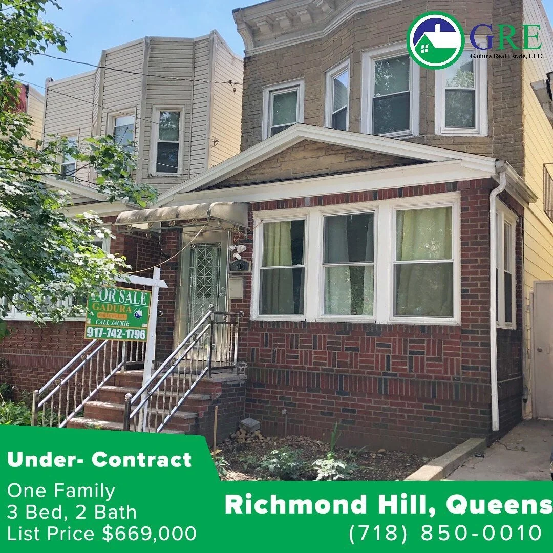 A Beautiful 1 Family House in Richmond Hill 🏠 walking distance to the Forest Park and the J, Z Train Station 🚂
Under - Contract
#nycrealtors #nyc #nychomes #gadurarealestate #gadura #dreamhome #moving #viral #trending #explorepage #richmondhill #