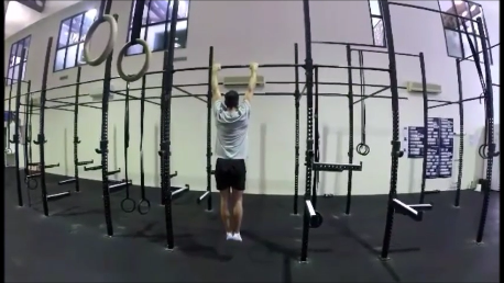 Clean bar muscle up