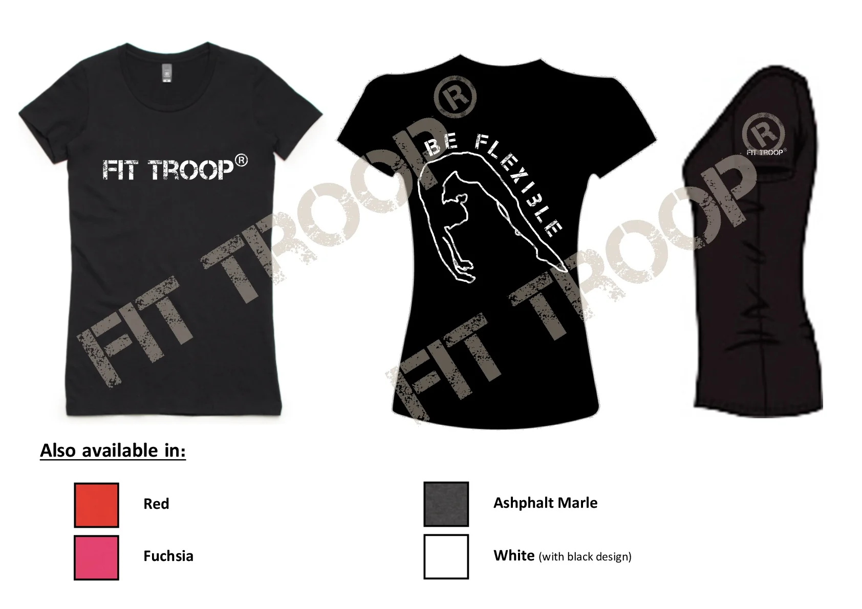 Female T-shirt Flexi Handstand