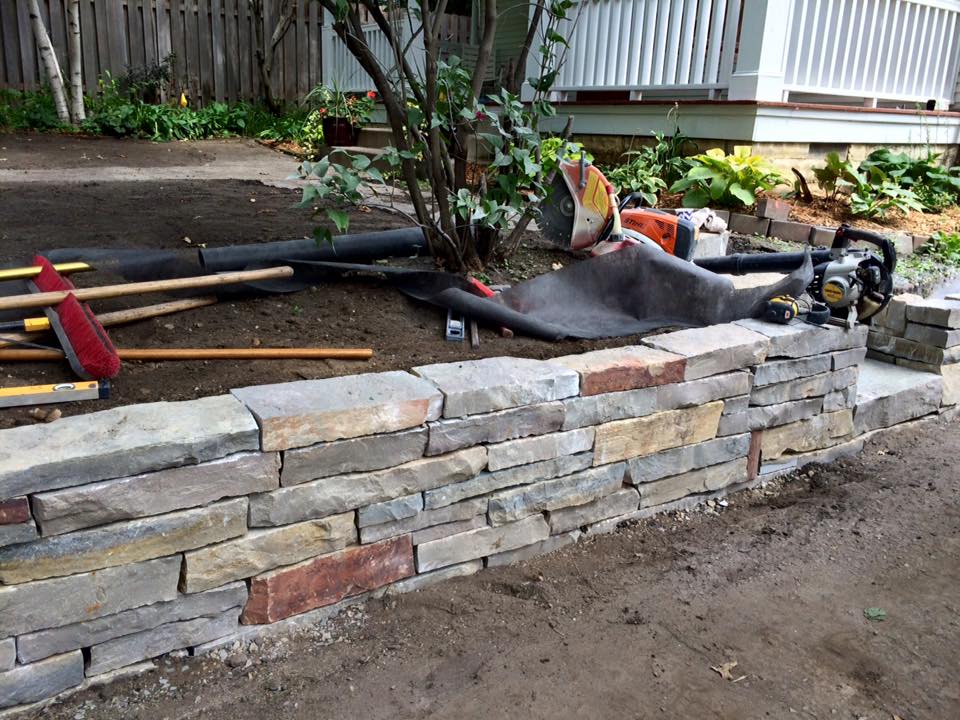 creating a flagstone wall.jpg