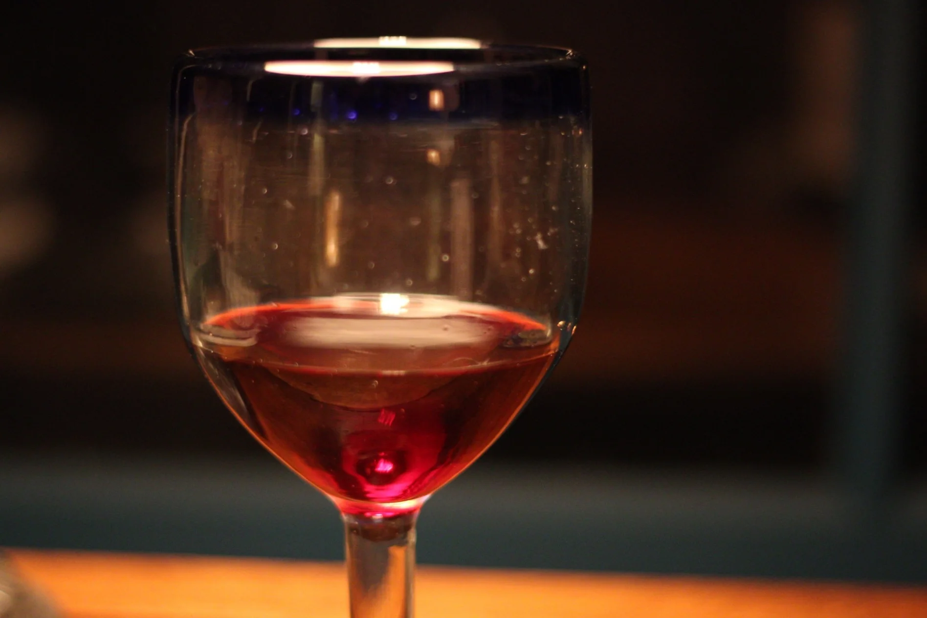 It's actually not as light red as this picture implies. It's a garnet red, not as inky-dark as a cabernet but not pinot-noir-red as it appears above.