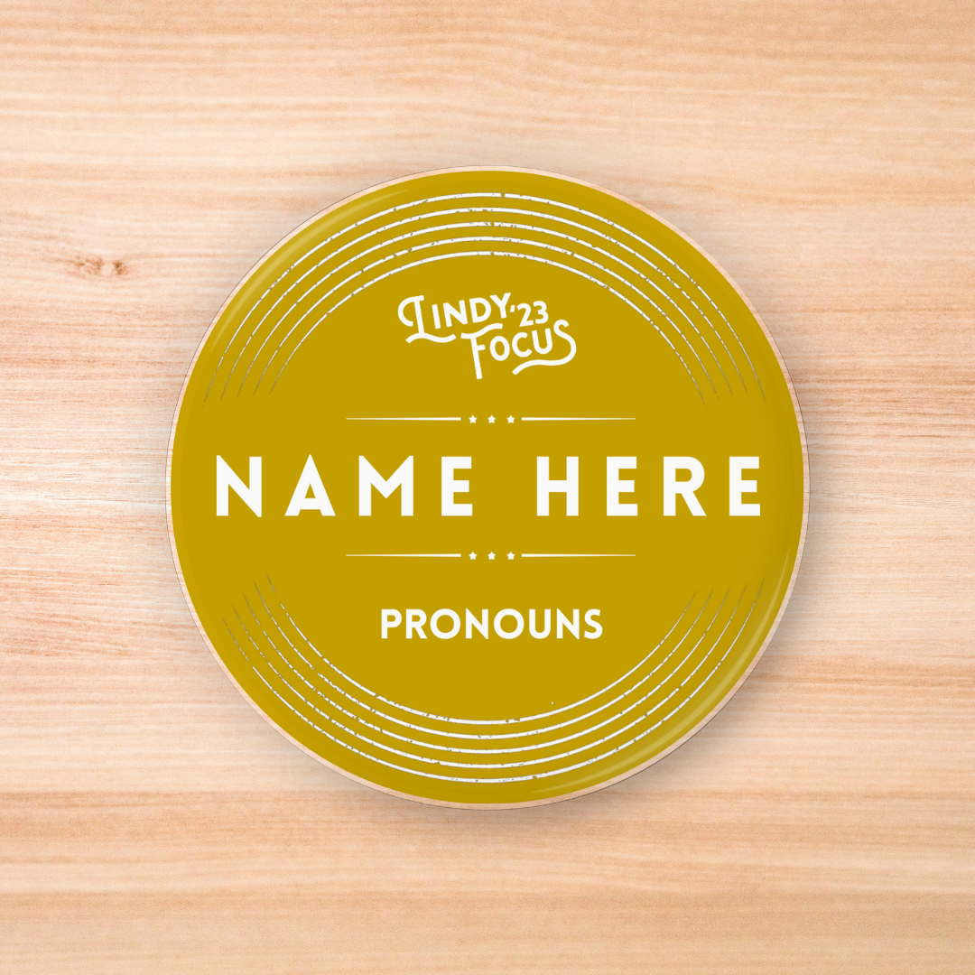 Name Tag Button - 2.25"