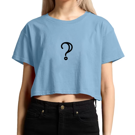 Crop T - Blue