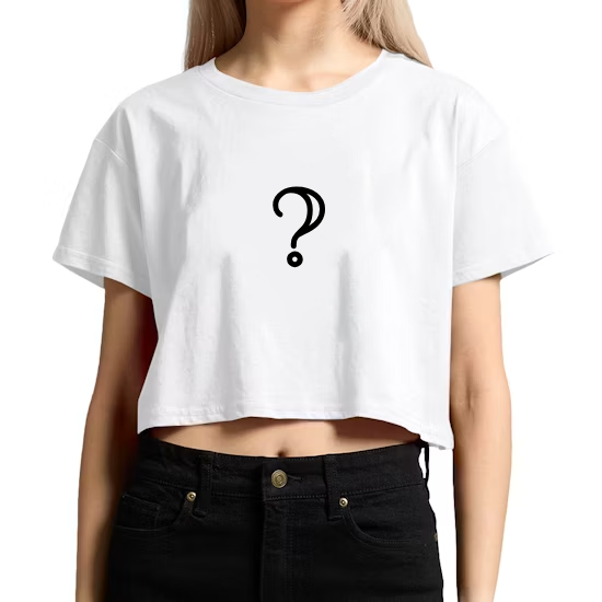 Crop T - White
