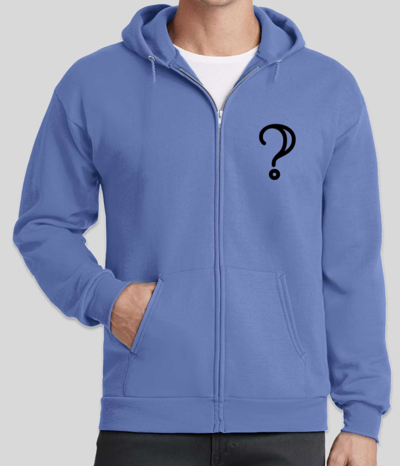 Zip Hoodie - Blue