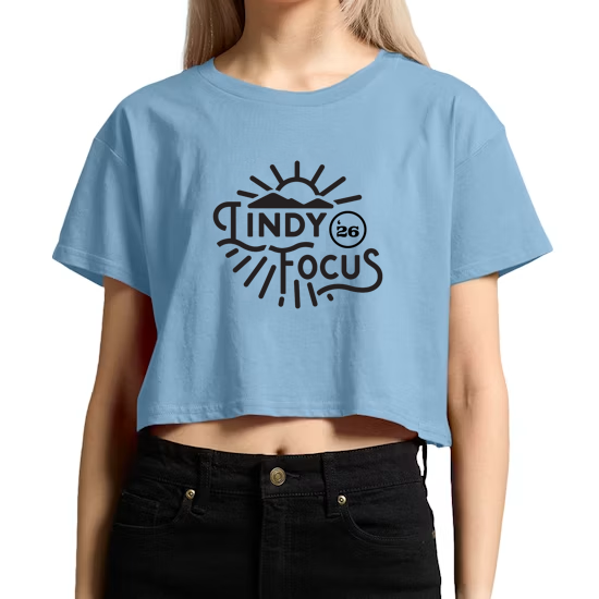 Crop T - Blue