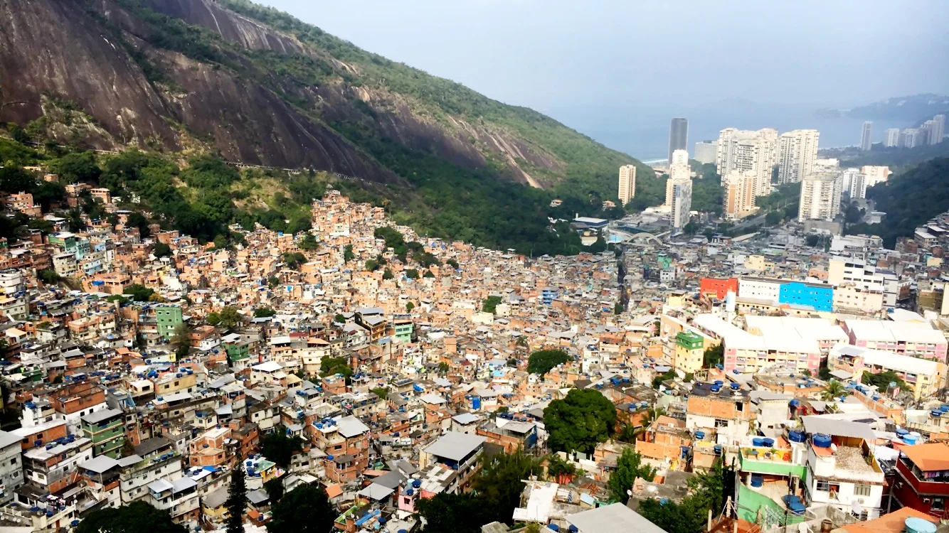 View overlooking Rocinha. 