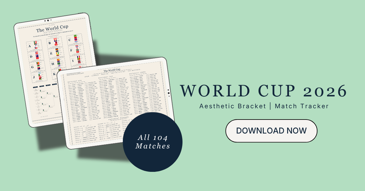 World Cup 2026 printables bundle