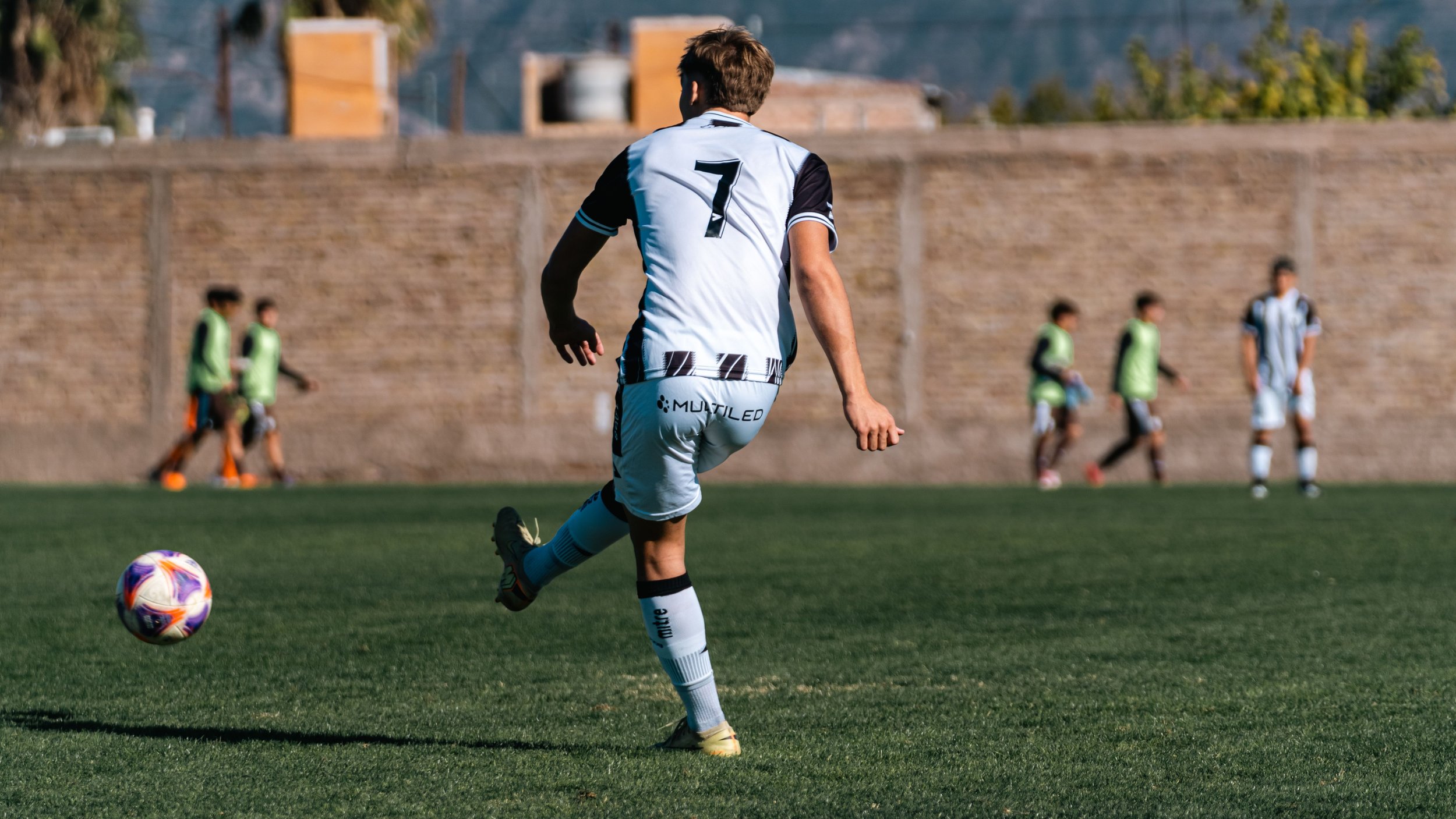 High school soccer player